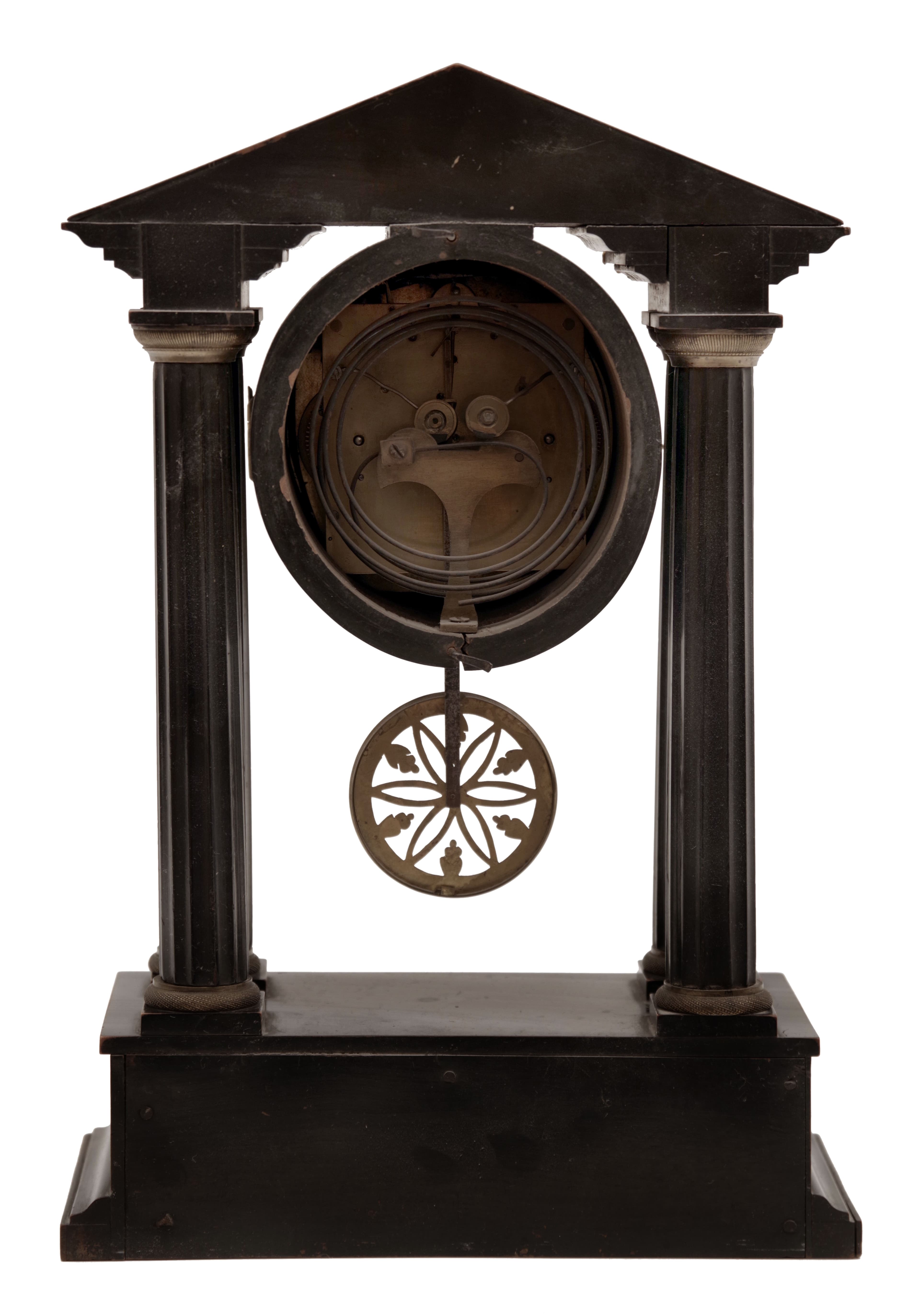 Portálové hodiny, biedermeier — 2