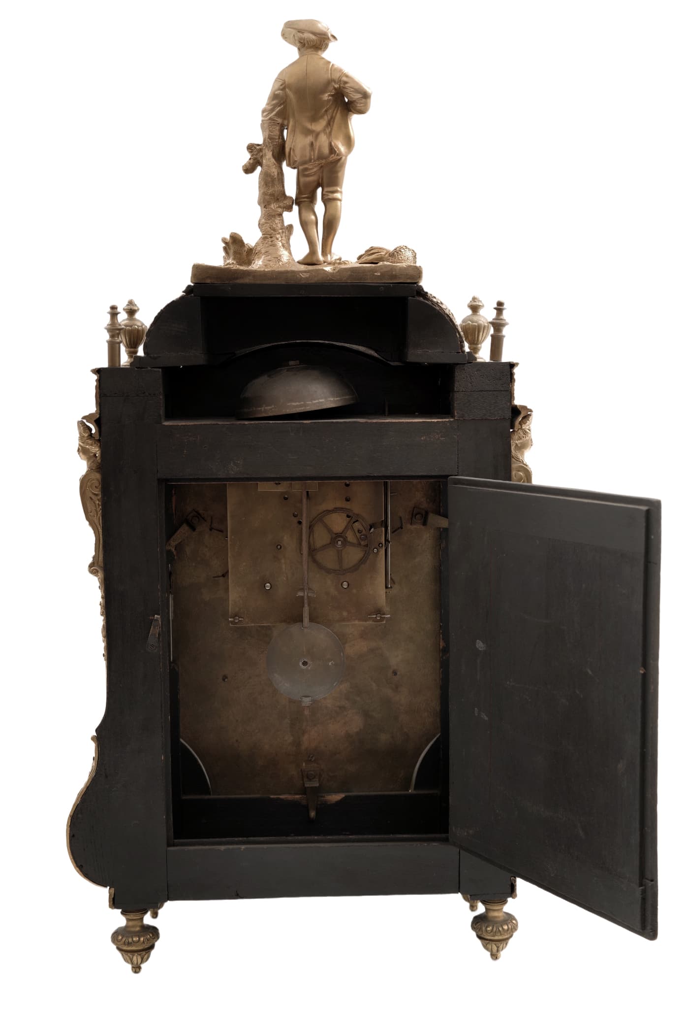 Francouzské stolní hodiny zdobené technikou Boulle, Nicolas Gribelin — 5