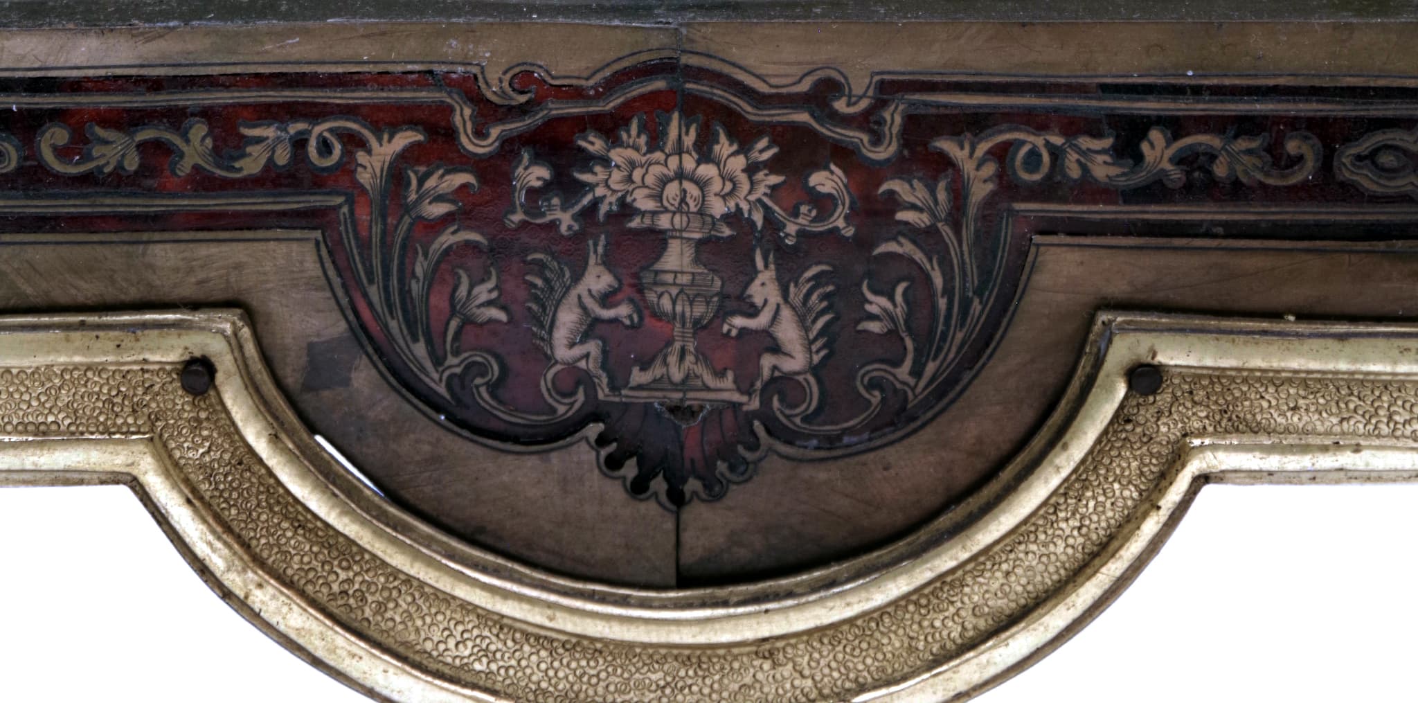 Francouzské stolní hodiny zdobené technikou Boulle, Nicolas Gribelin — 8