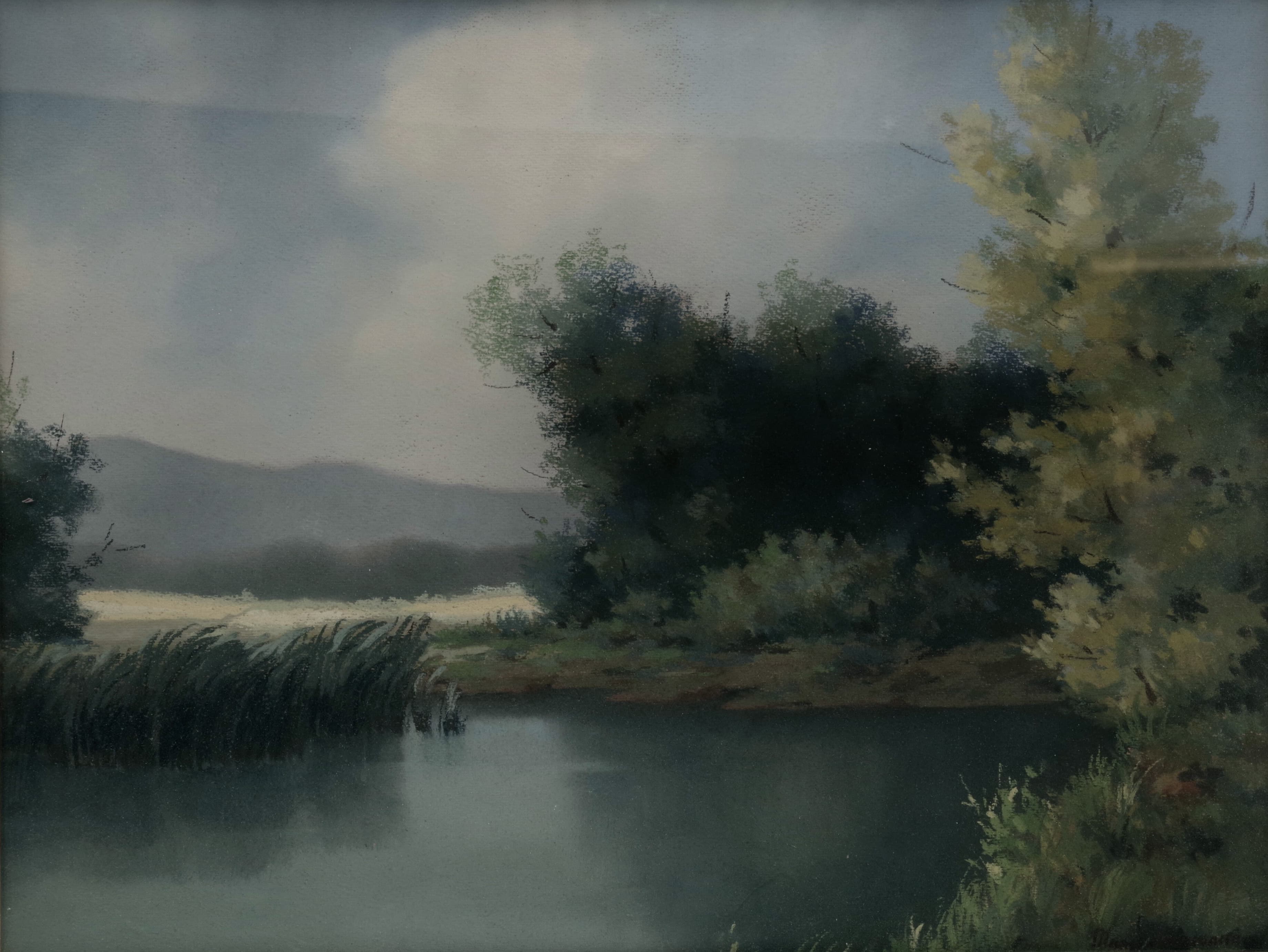 Letní krajina s rybníkem, Maximilian Schurmann — 2