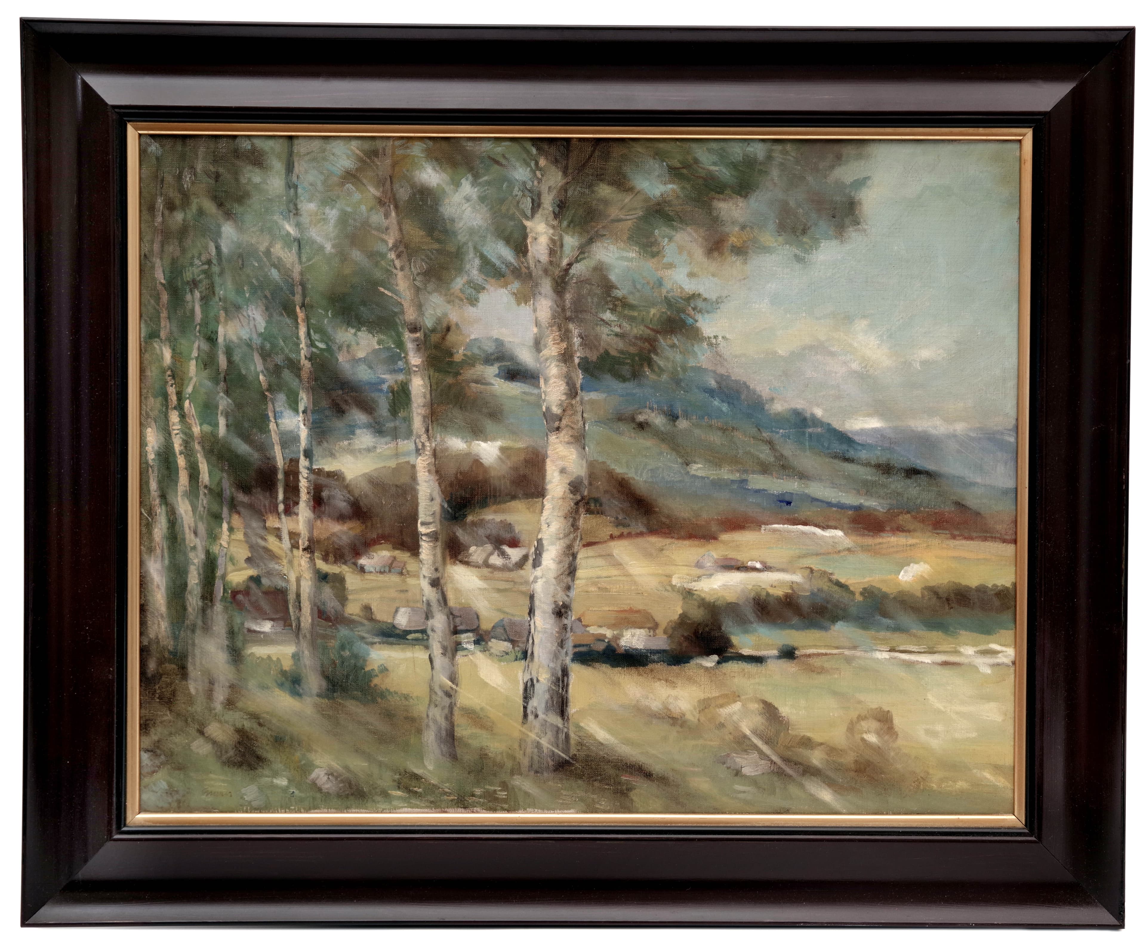 Krajina s břízkami, Edmund Gwerk