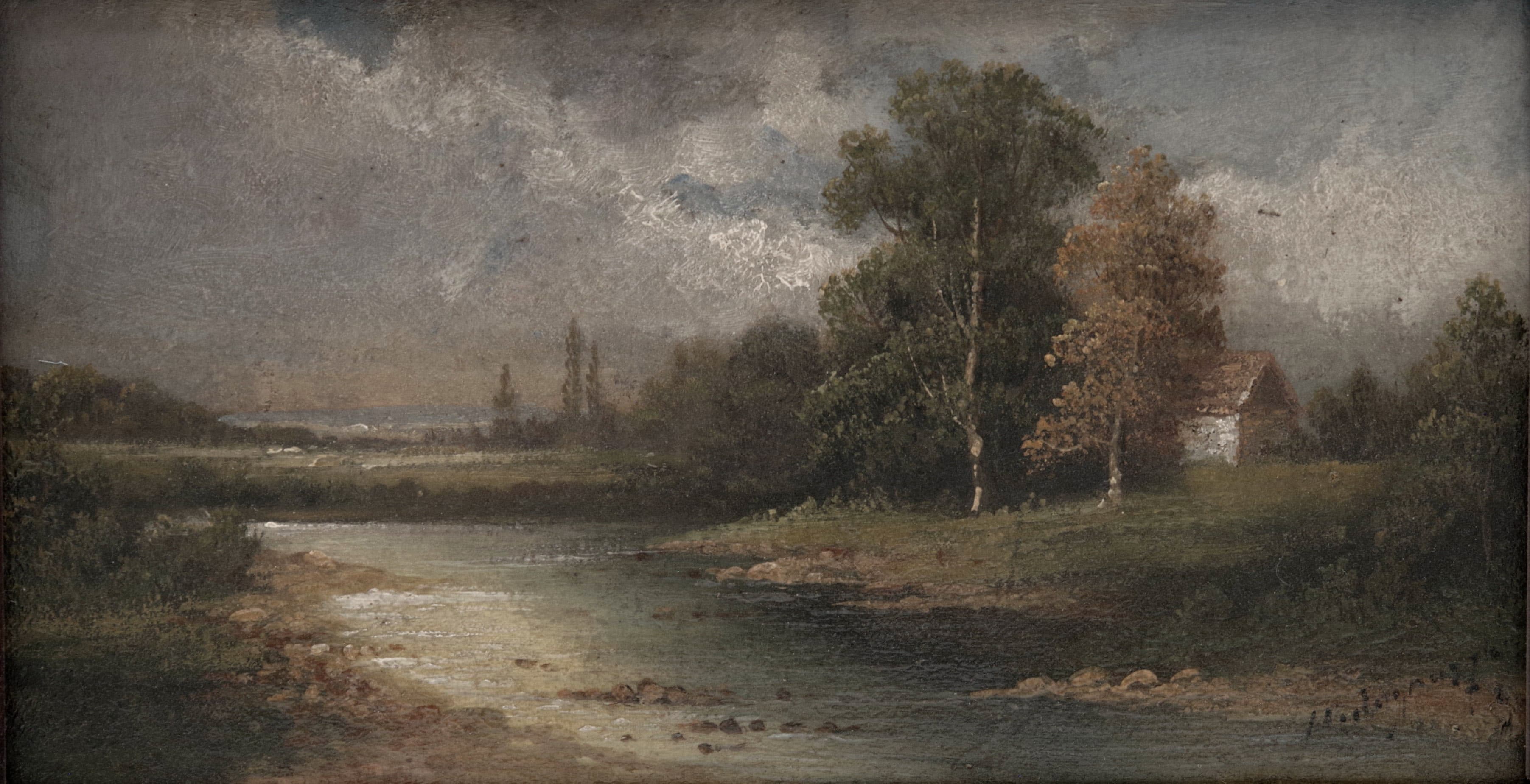 Krajina s řekou, Ladislav Medňanský — 2
