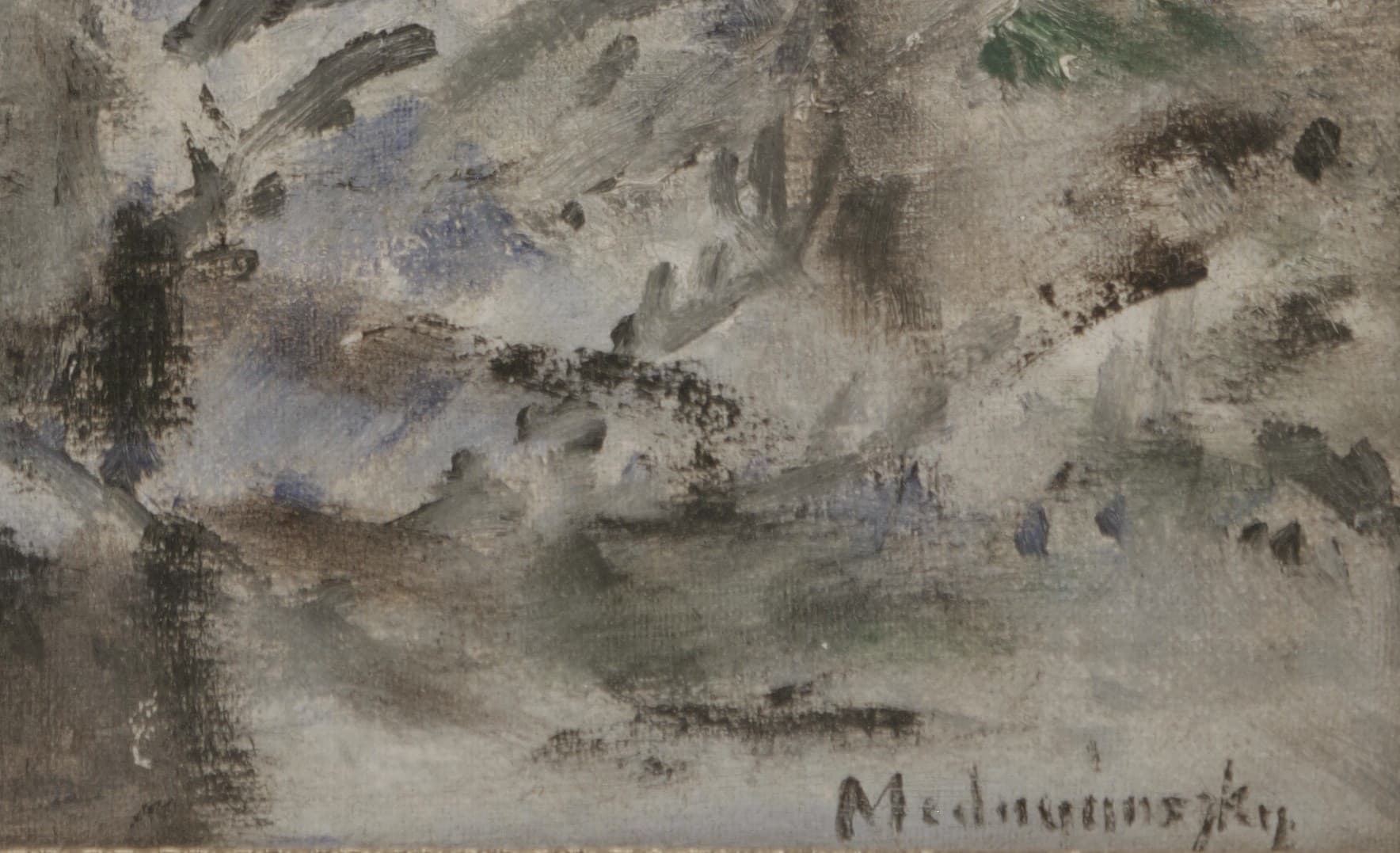 Zimní krajina se stromy, Ladislav Medňanský — 3