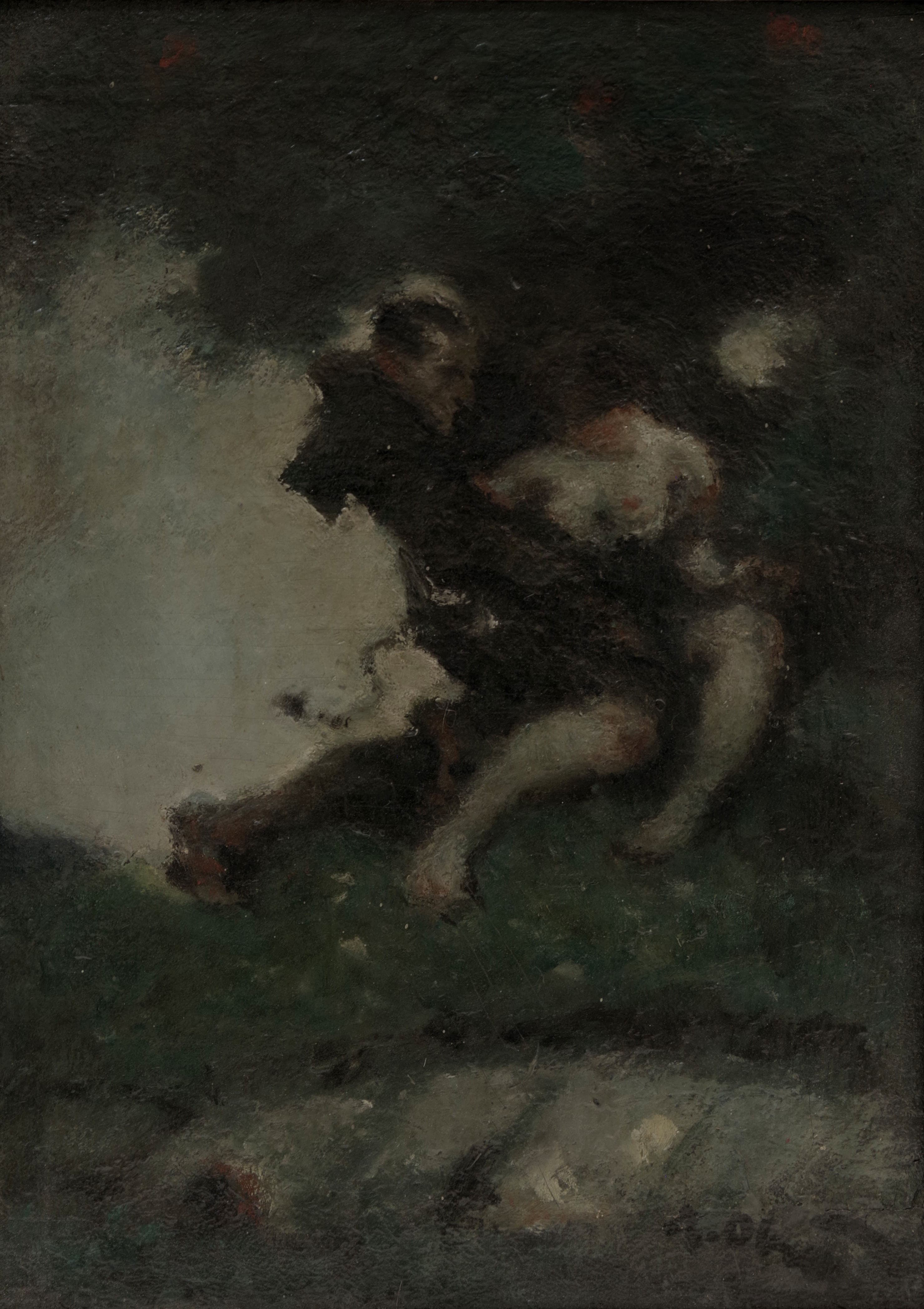 Faun a nymfa, Alexander Otrey — 2