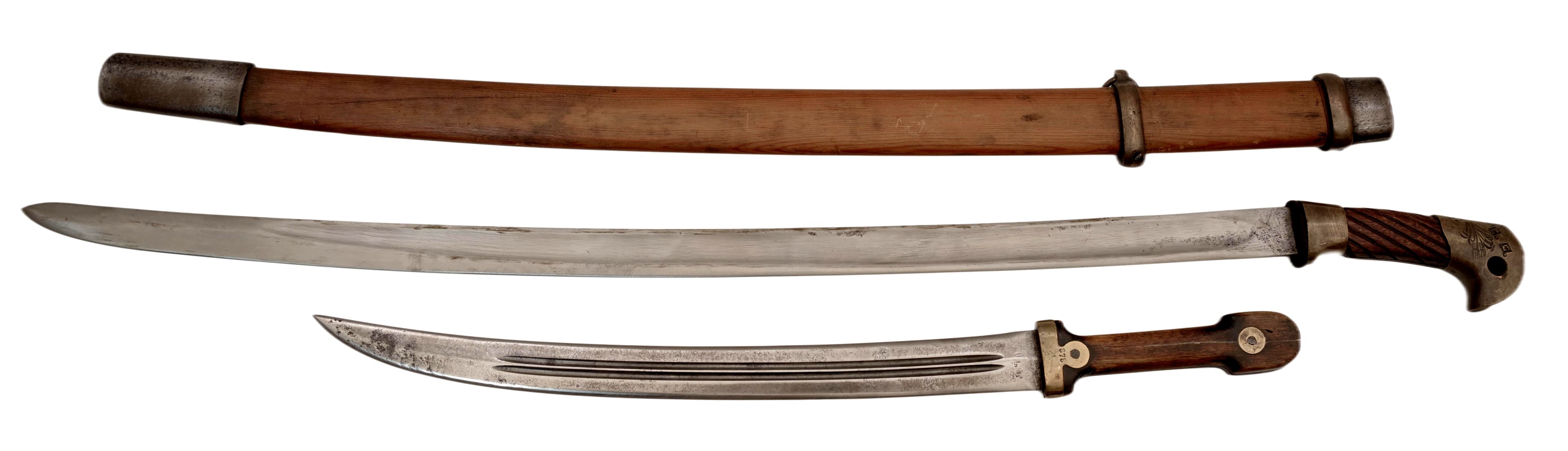 Bobut/ kinžáll vzor 1907 a sovětská šaška vzor 1927 — 2