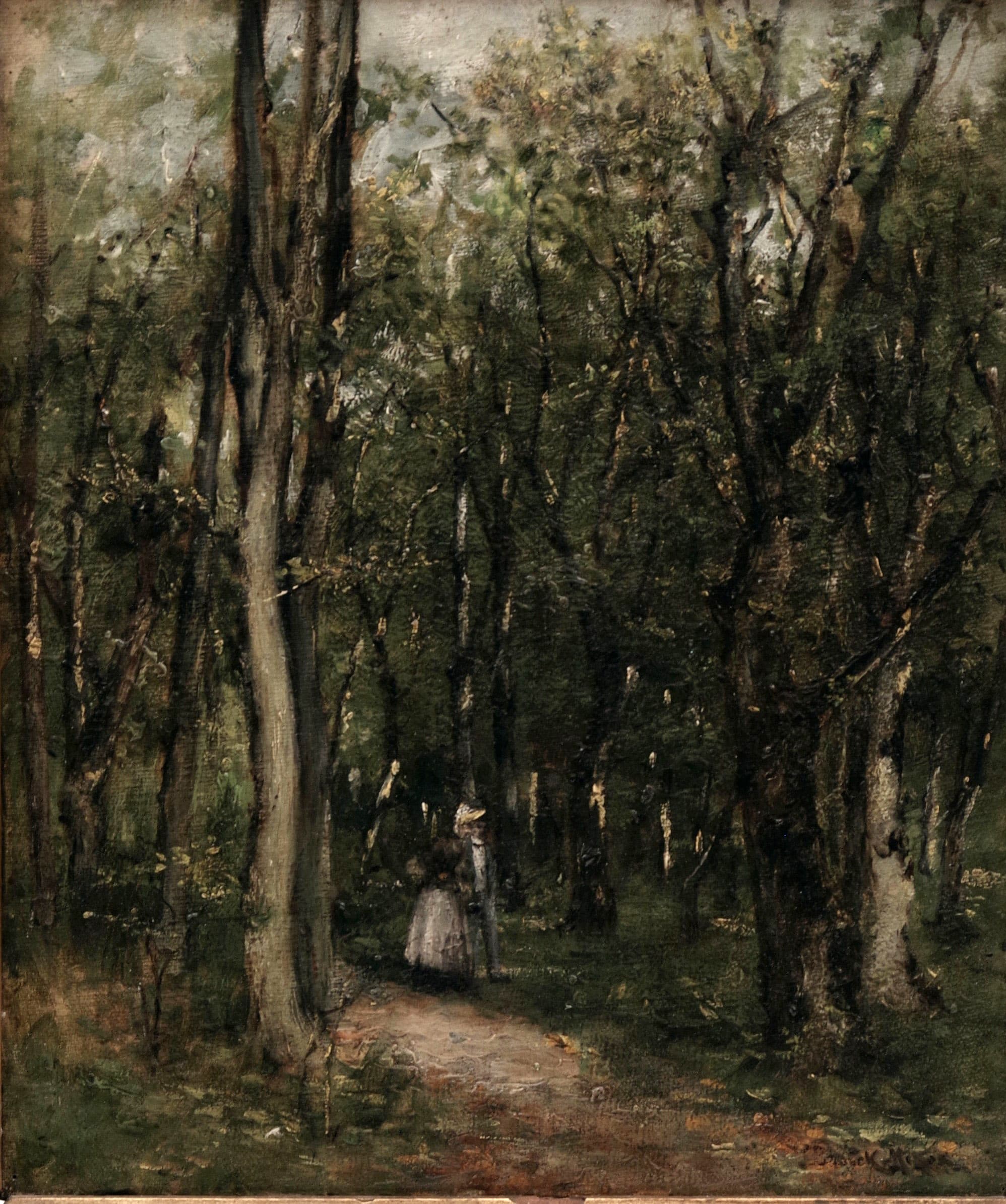 Lesní interier, Jan Hermann Barend Koekkoek (připsáno) — 2