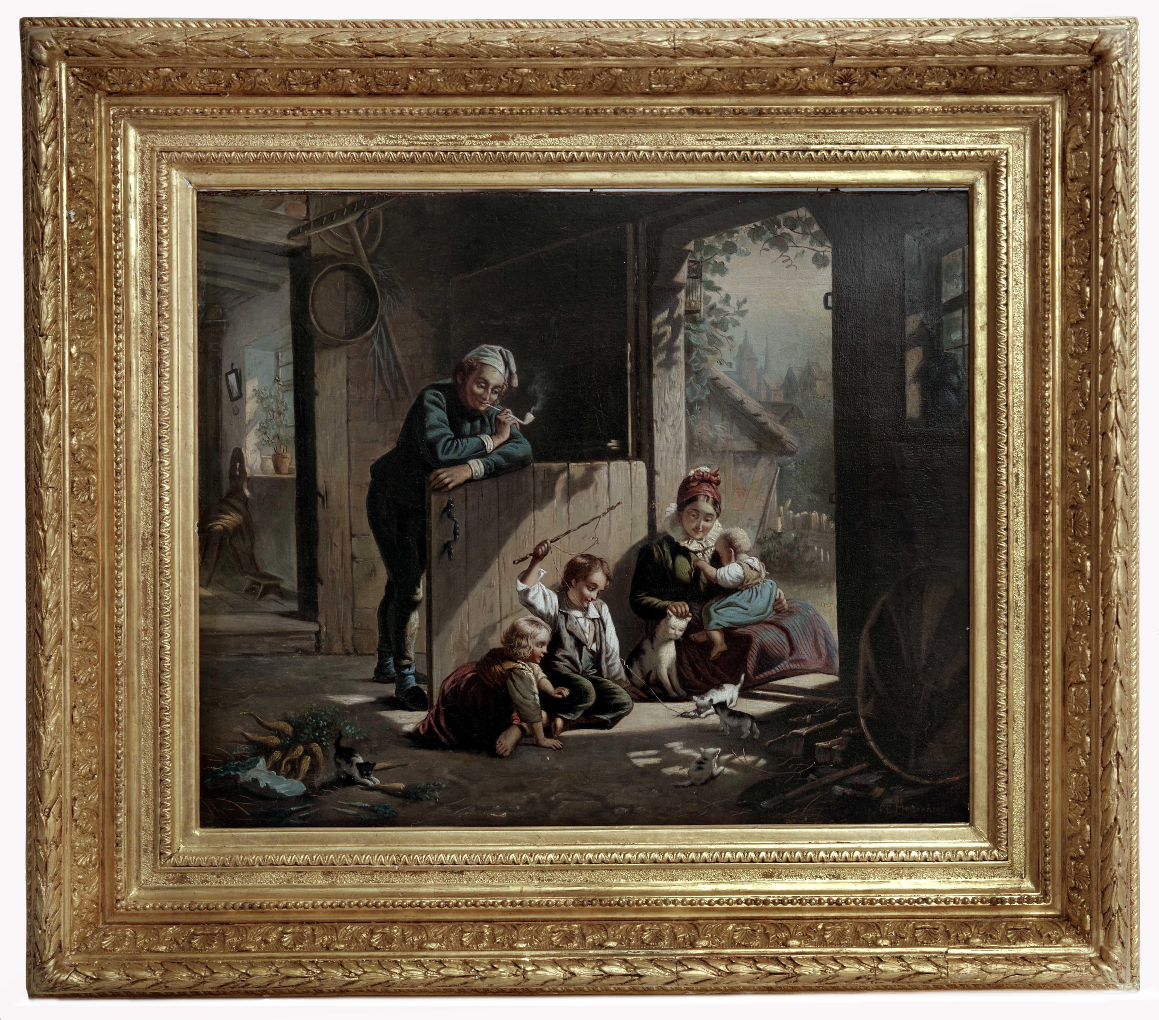 Idylická scéna, Franz Eduard Meyerheim