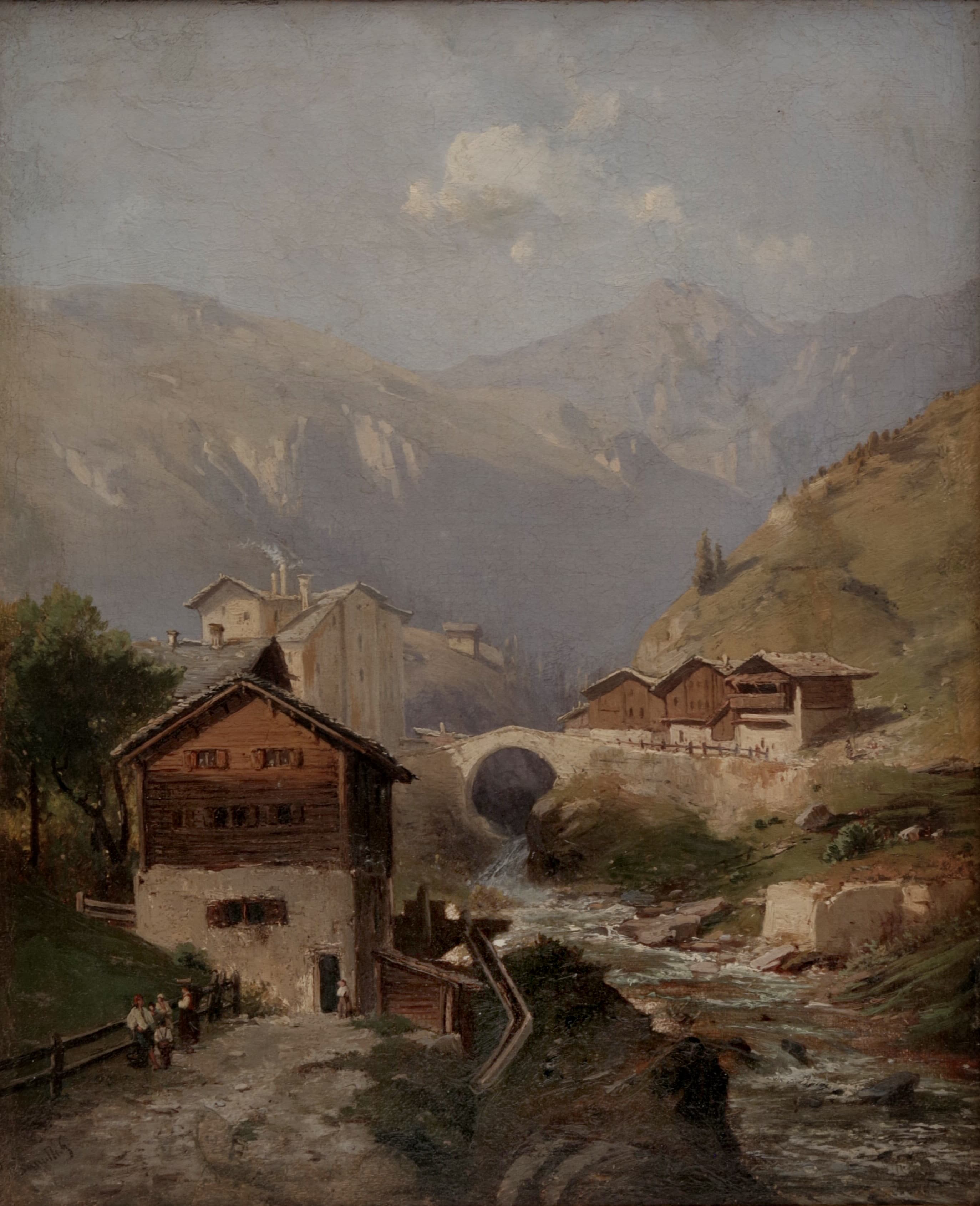 Pár horských krajinomaleb, Gaetano Fasanotti  — 3