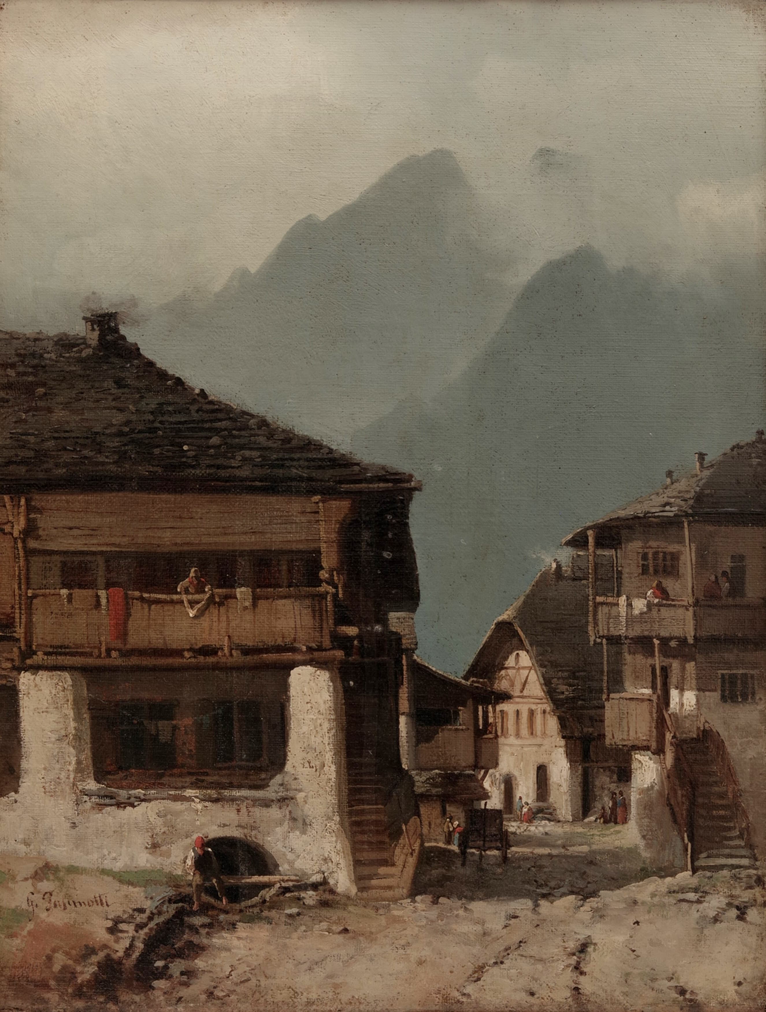 Pár horských krajinomaleb, Gaetano Fasanotti  — 6