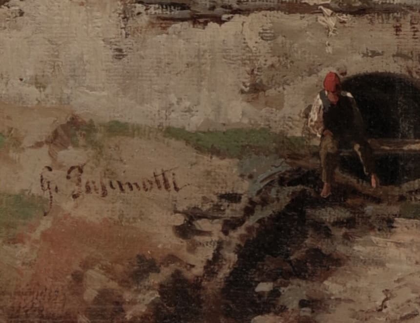 Pár horských krajinomaleb, Gaetano Fasanotti  — 7