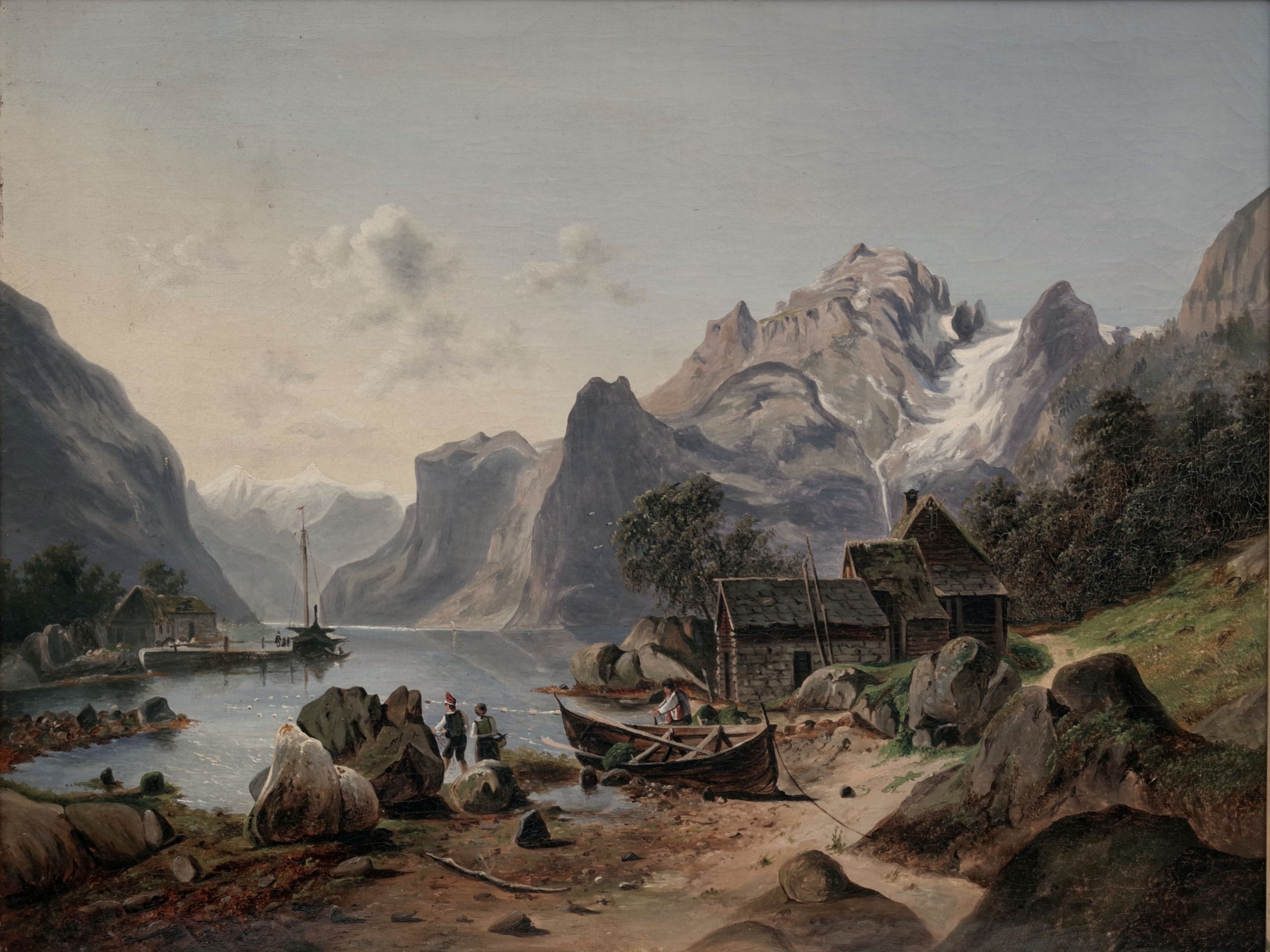 Horské jezero, Johannes Bartholomäus Duntze — 2