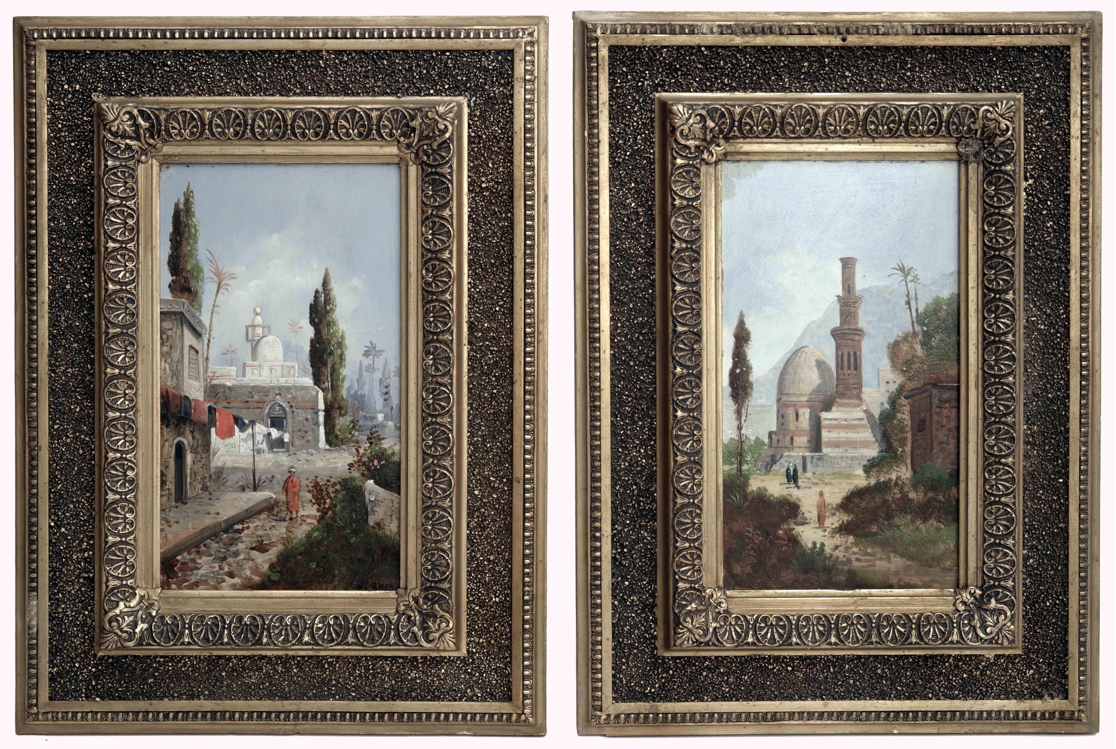 Pár orientálních krajinomaleb, Karl Kaufmann