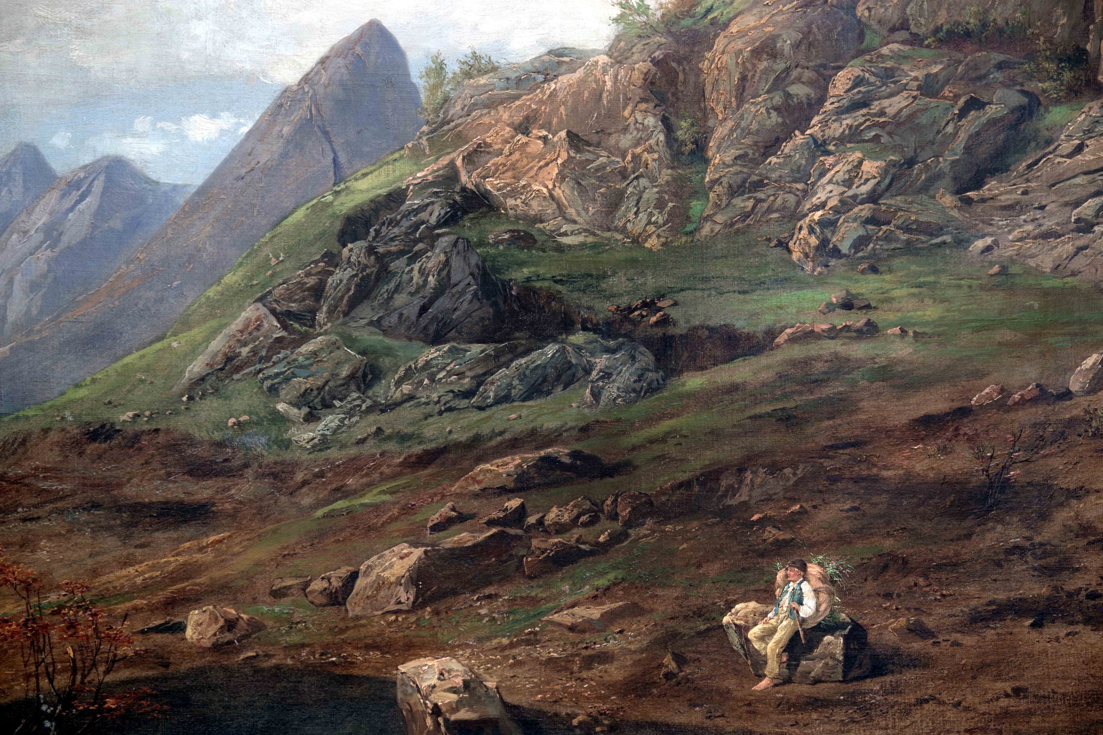 Horská krajina s figurální stafáží, Bedřich Havránek — 2