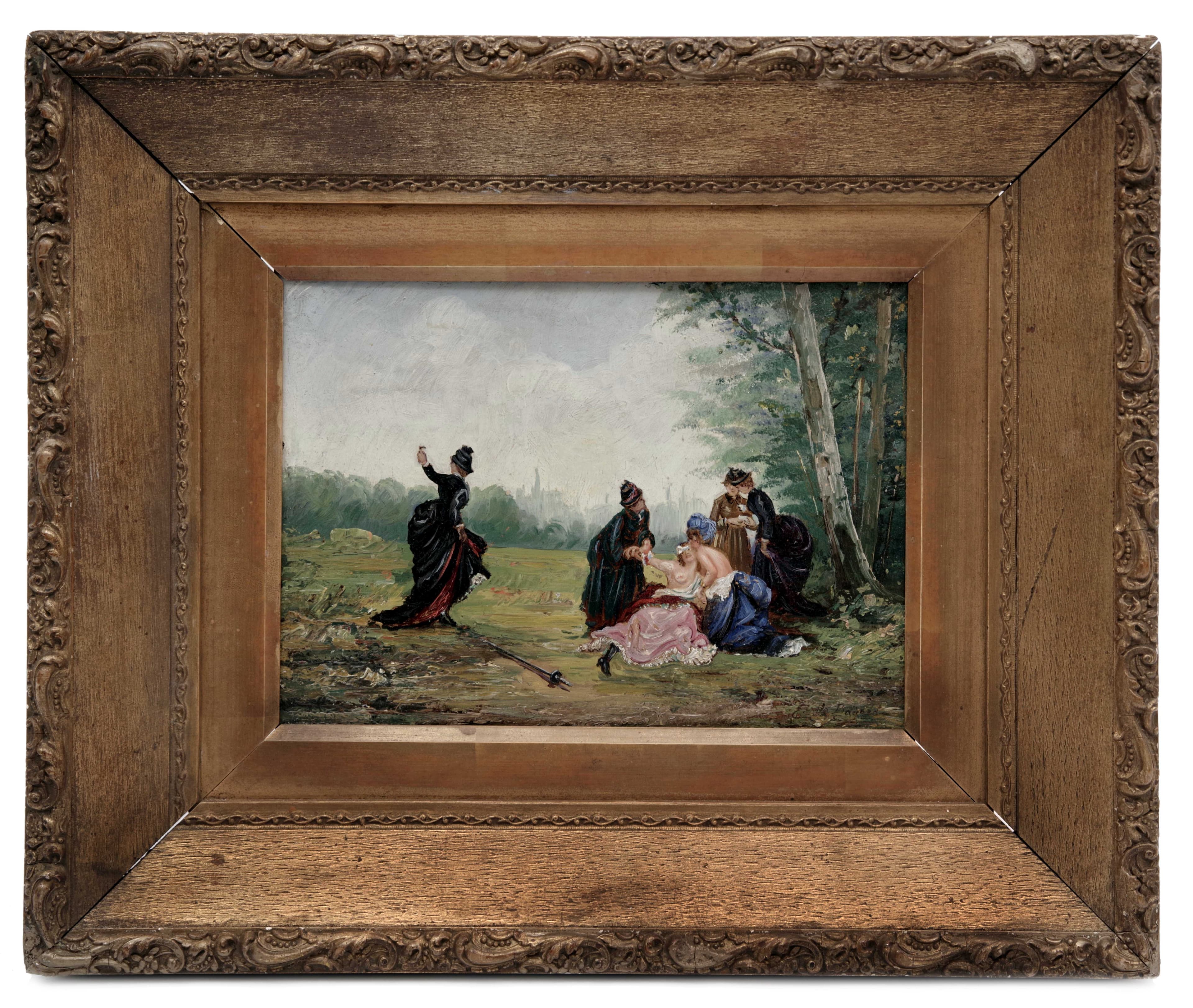 Souboj/Smíření, Émile Antoine Bayard (studie)