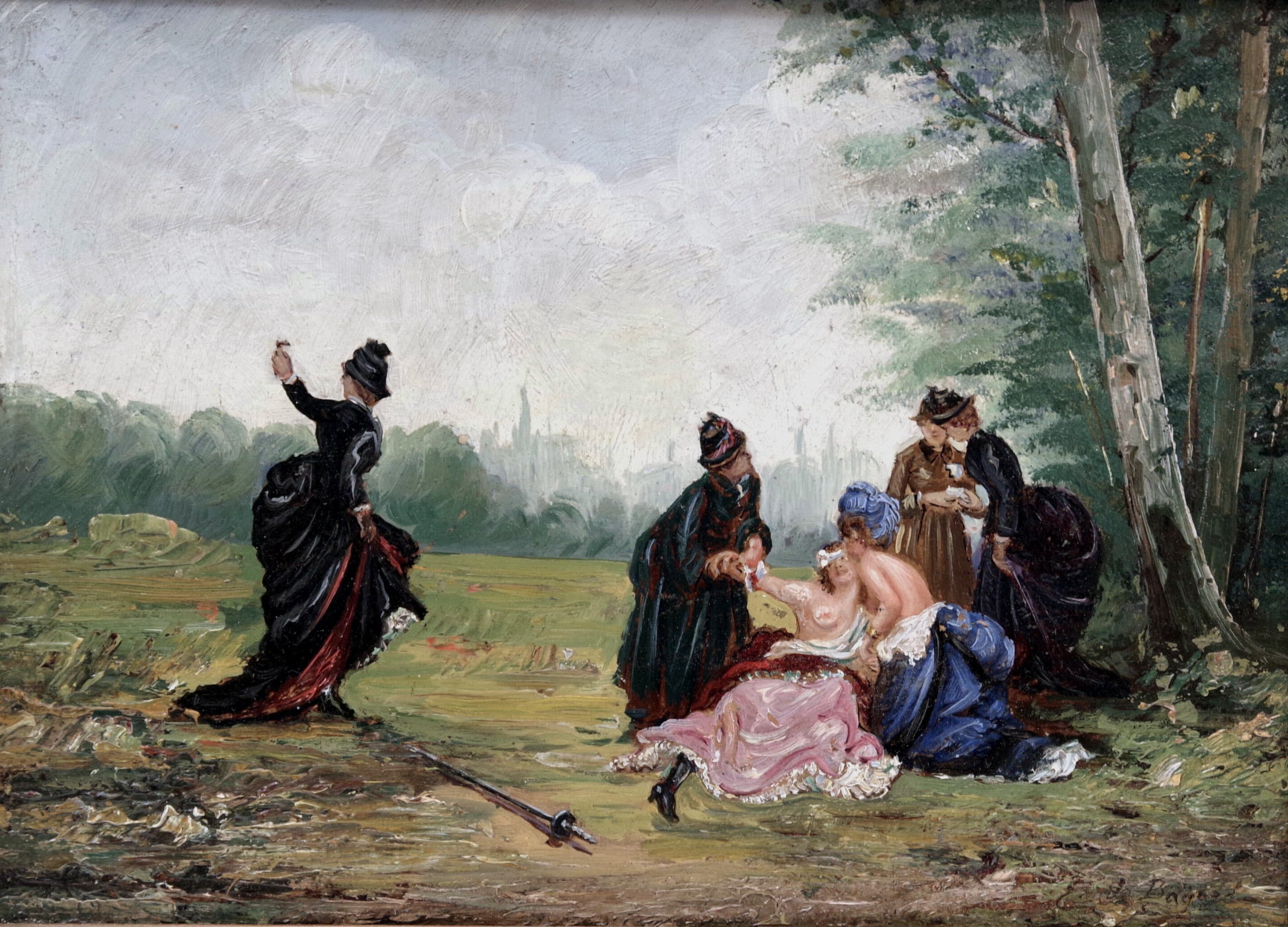 Souboj/Smíření, Émile Antoine Bayard (studie) — 2