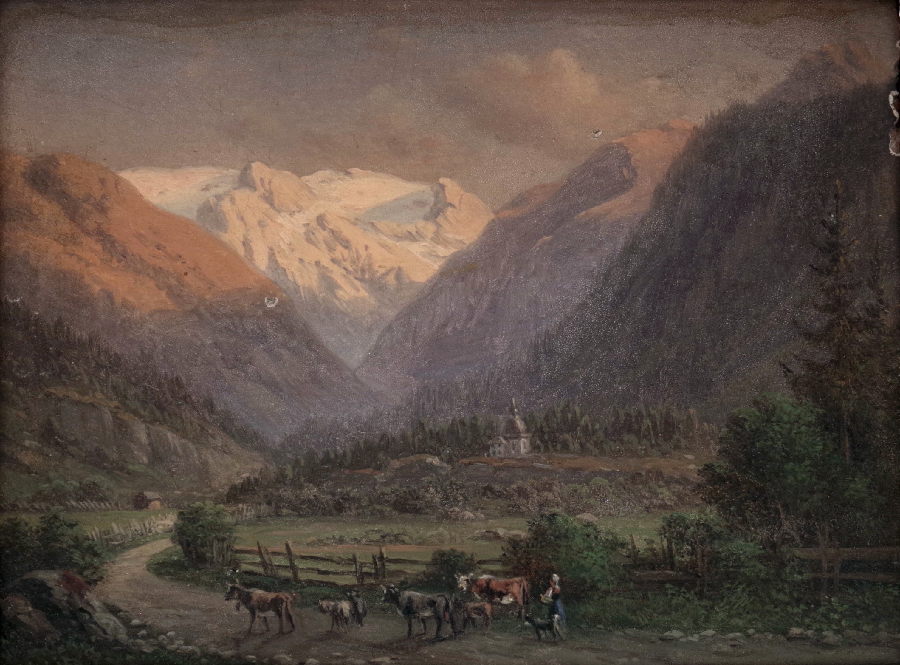 Údolí v Böcksteinu, Emil Ludwig Löhr — 2