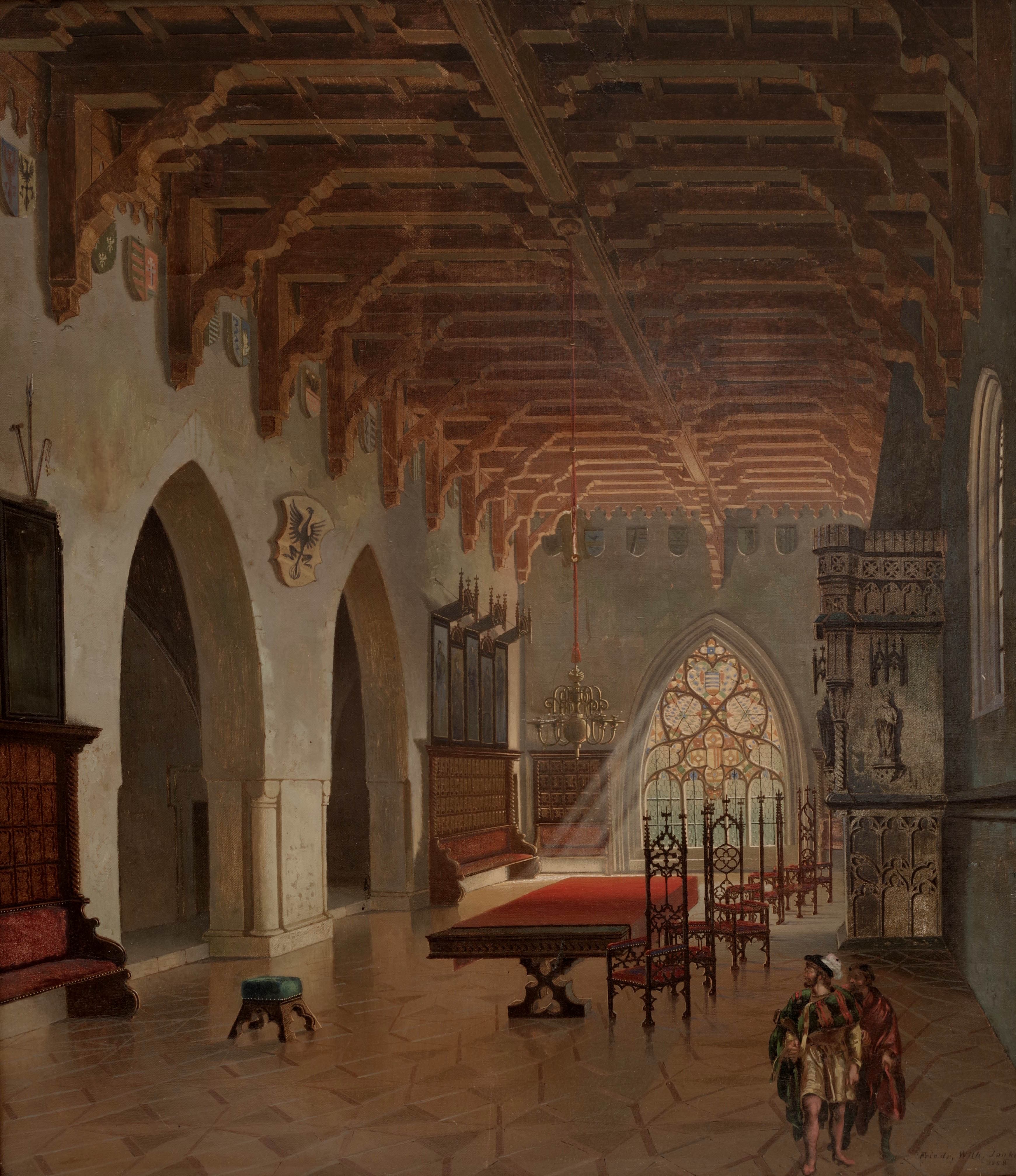 Historický interier, Friedrich Wilhelm Jankowski — 2