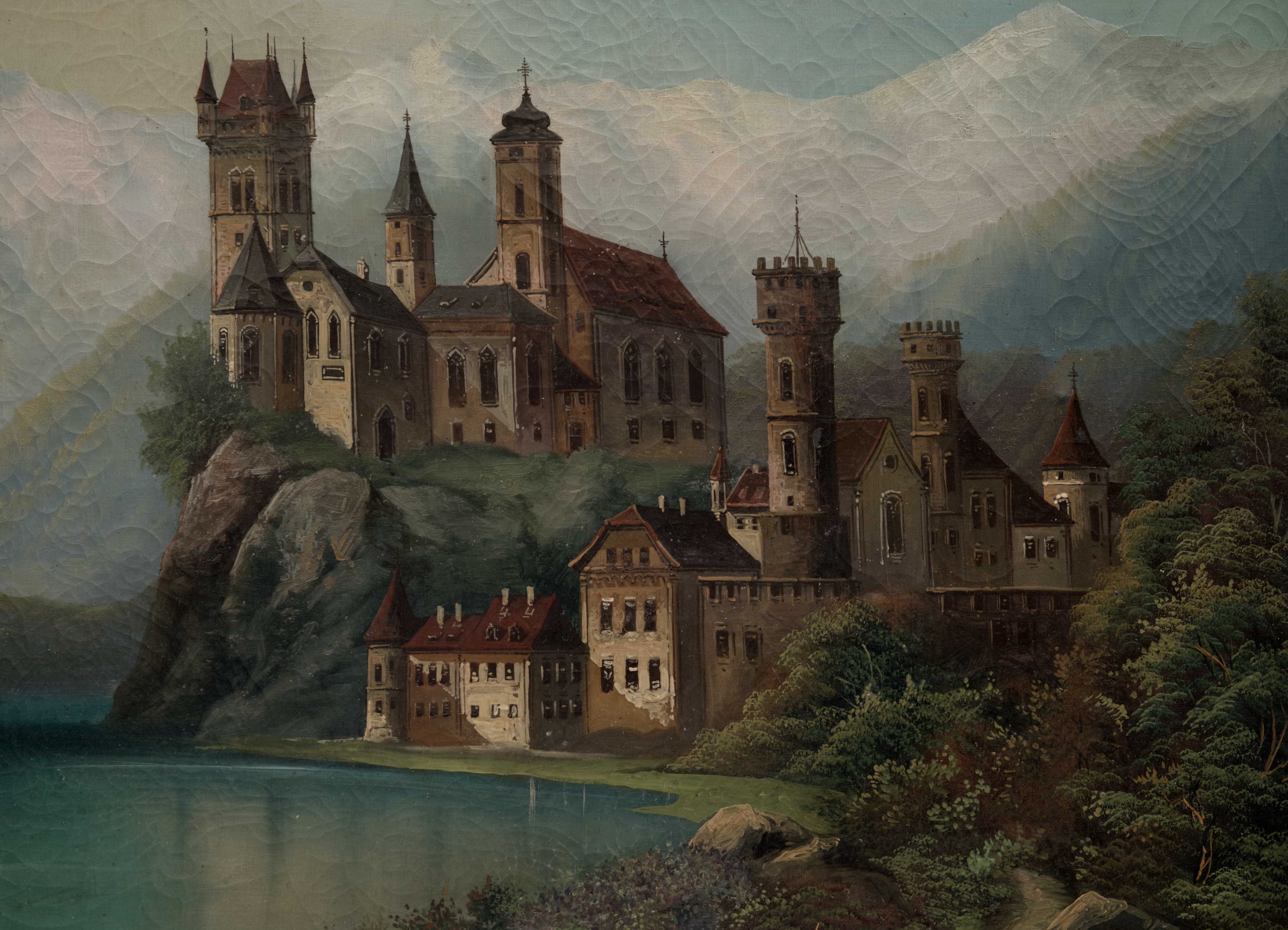 Romantická krajina s hradem, Ferdinand Lepie — 3