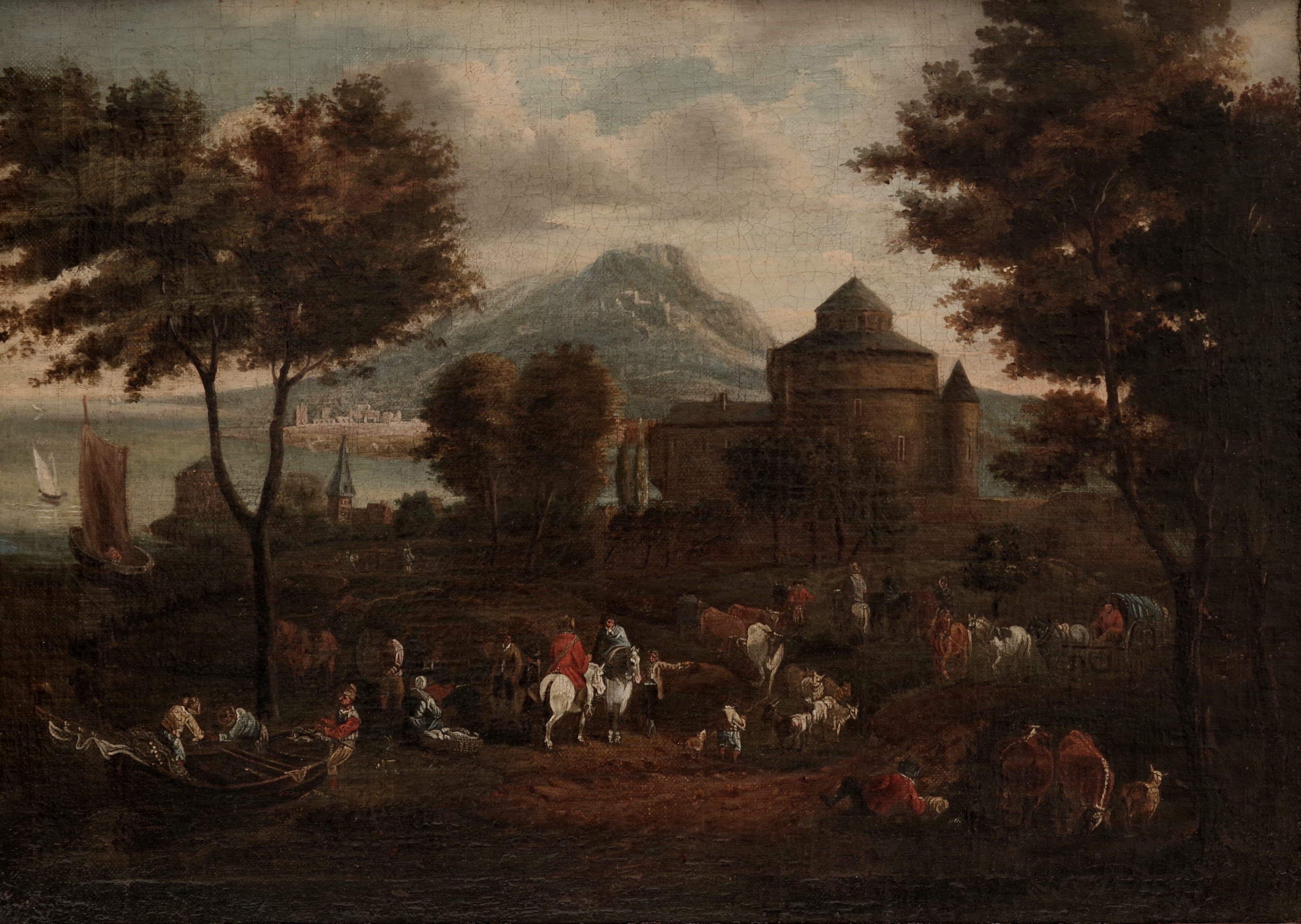 Přístavní scéna, Mathys Schoevaerdts (připsáno) — 2
