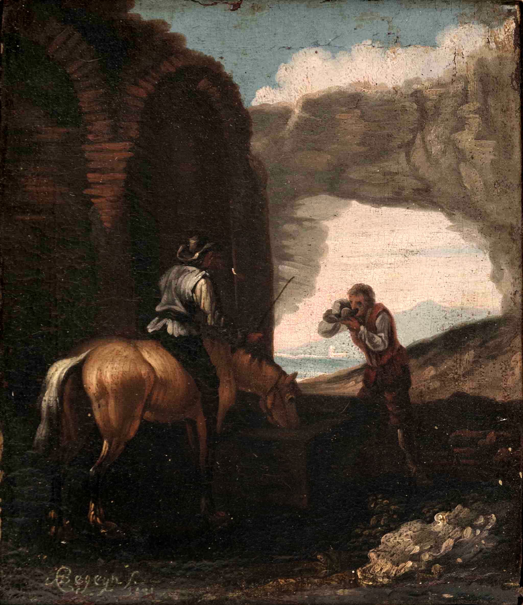 Párové žánrové obrazy, Abraham Jansz Begeyn — 2