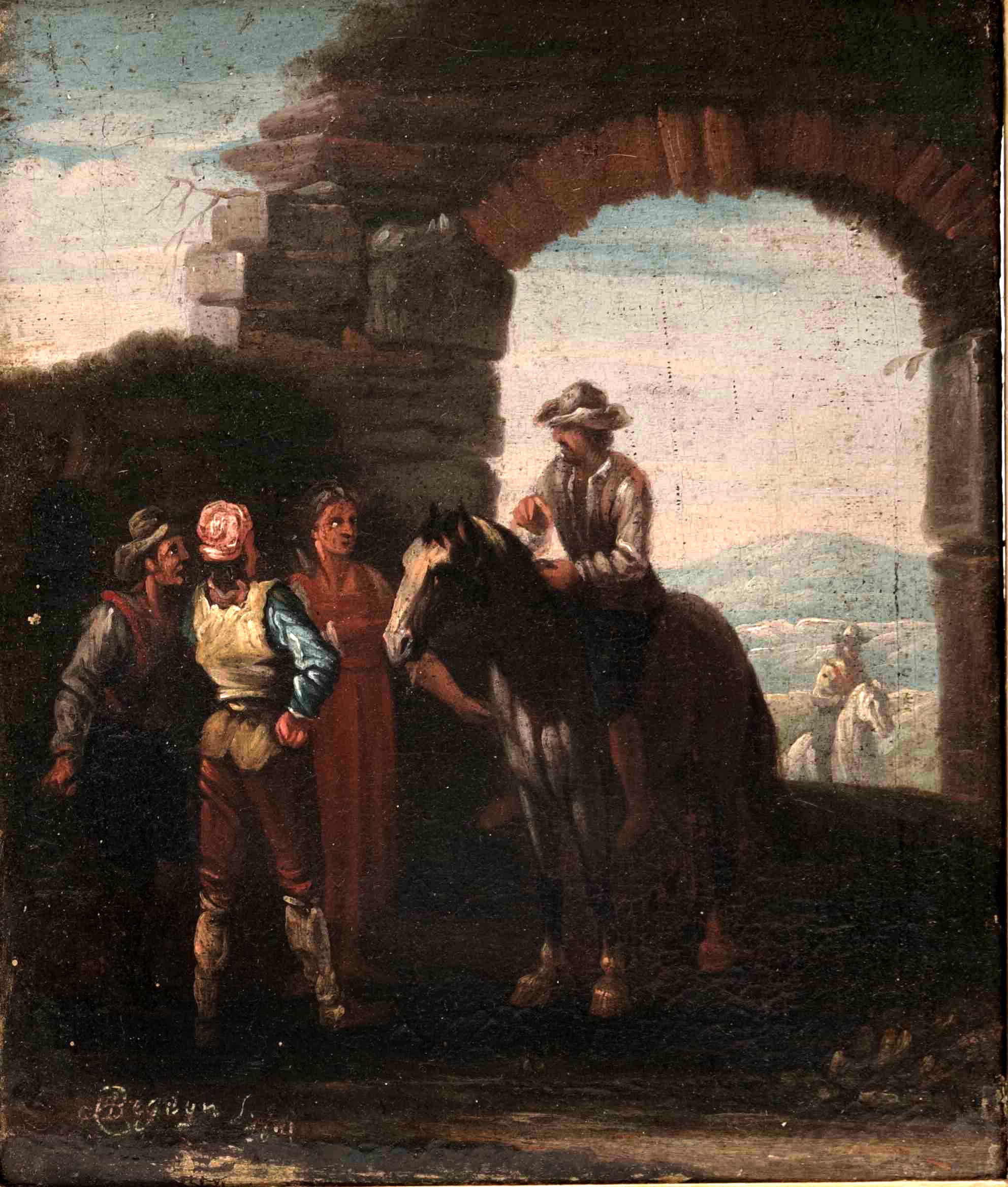 Párové žánrové obrazy, Abraham Jansz Begeyn — 3