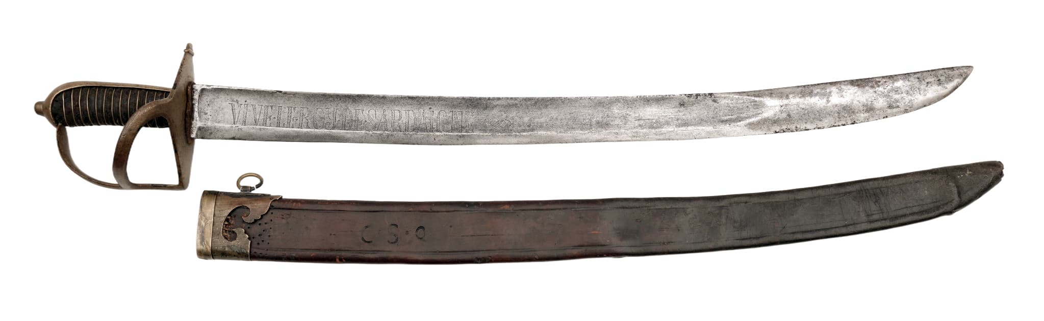 Savojská pěchotní šavle pro mužstvo a poddůstojníky model 1775