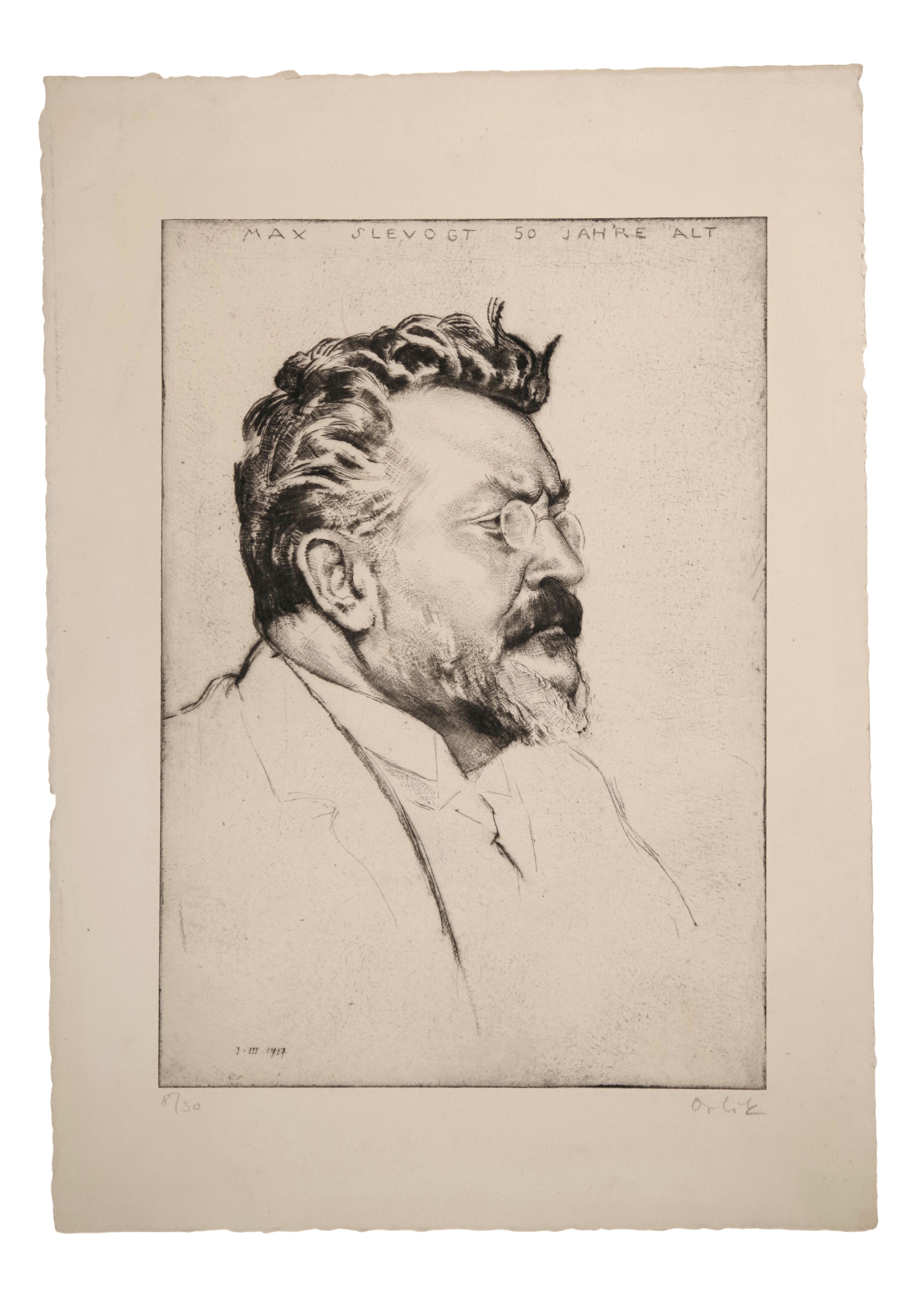 Max Slevogt stár 50 let, Emil Orlik