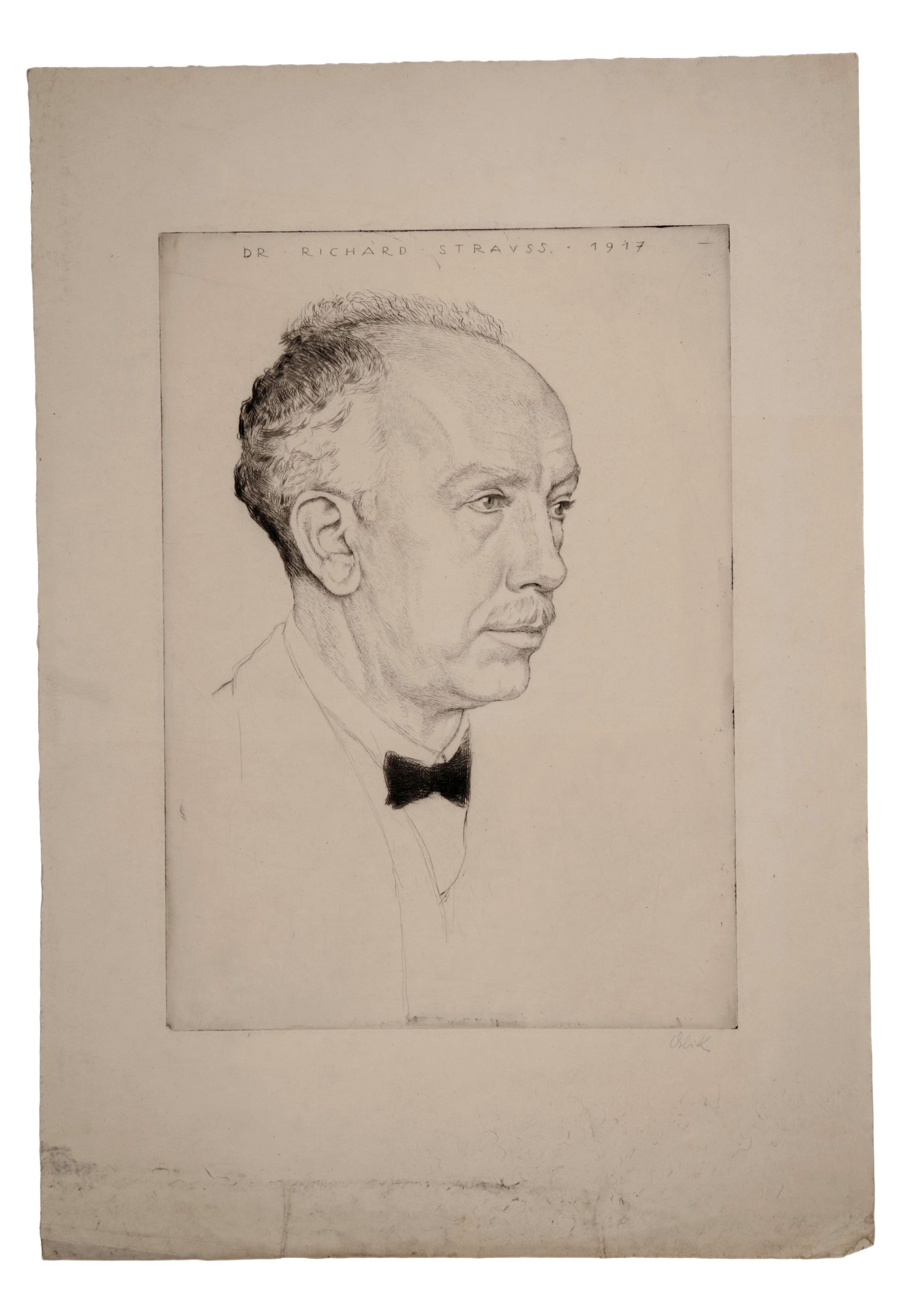 Portrét doktora Richarda Strause, Emil Orlik