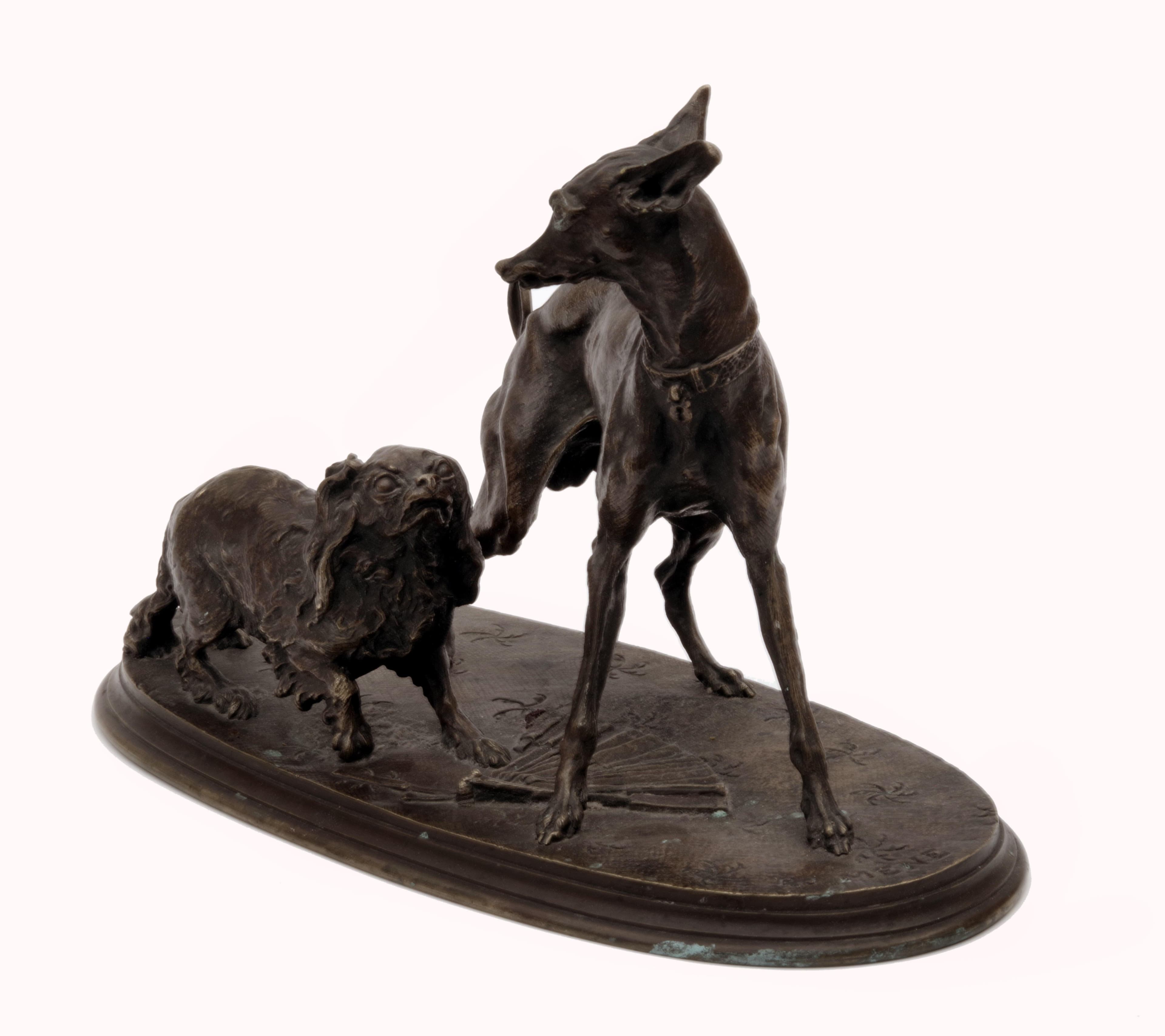 Chrt a King Charles španěl, Pierre-Jules Mene — 2