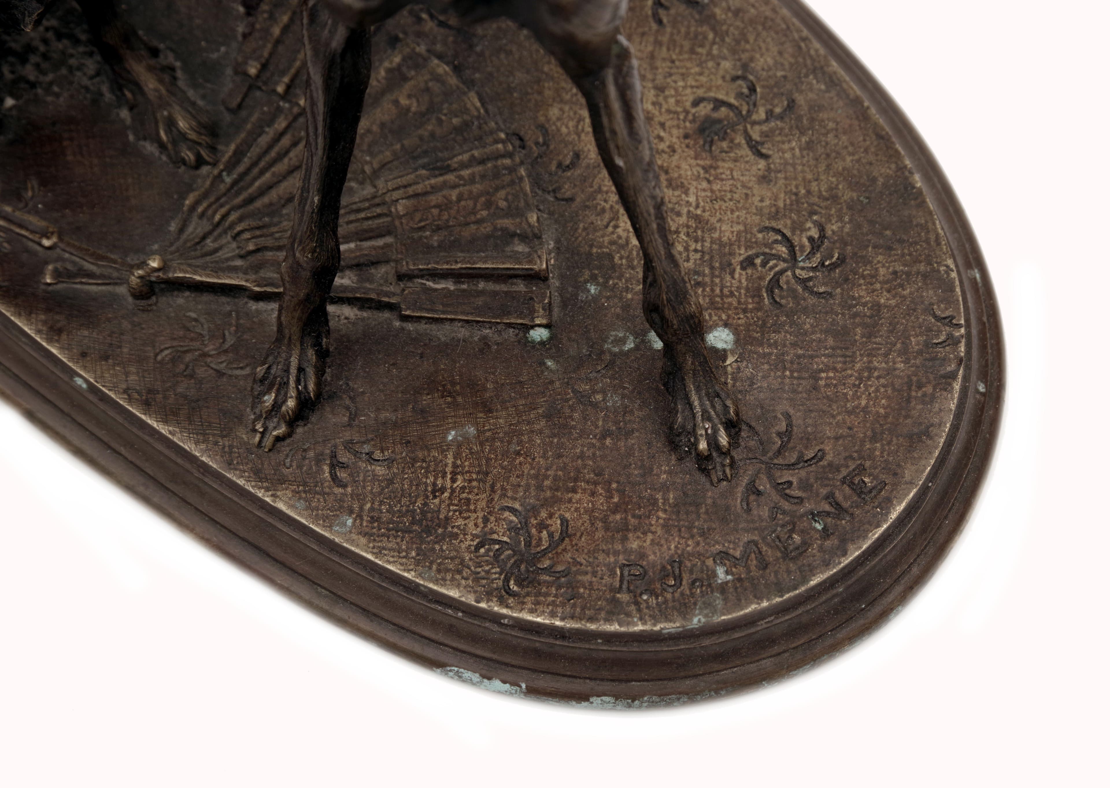 Chrt a King Charles španěl, Pierre-Jules Mene — 4