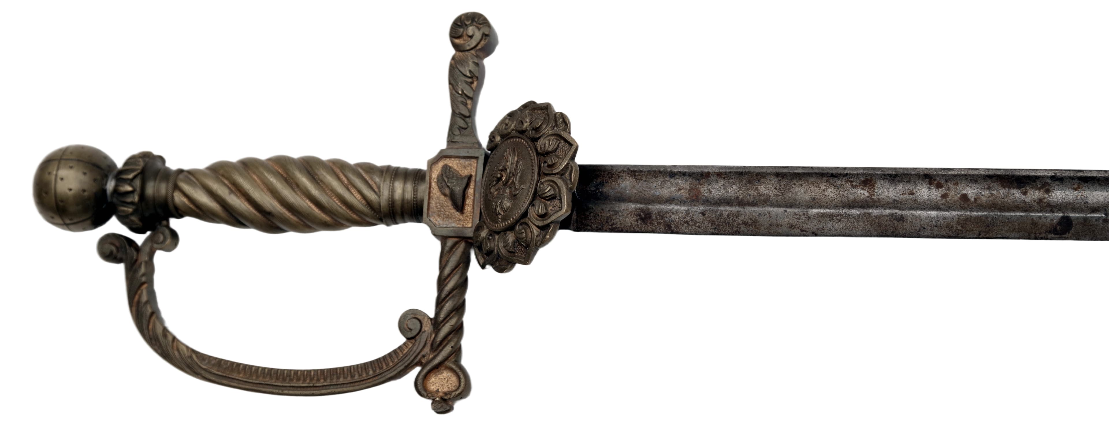 Neobvyklý kord pro vyšší úředníky císařských a královských rakouských státních drah, model 1897.