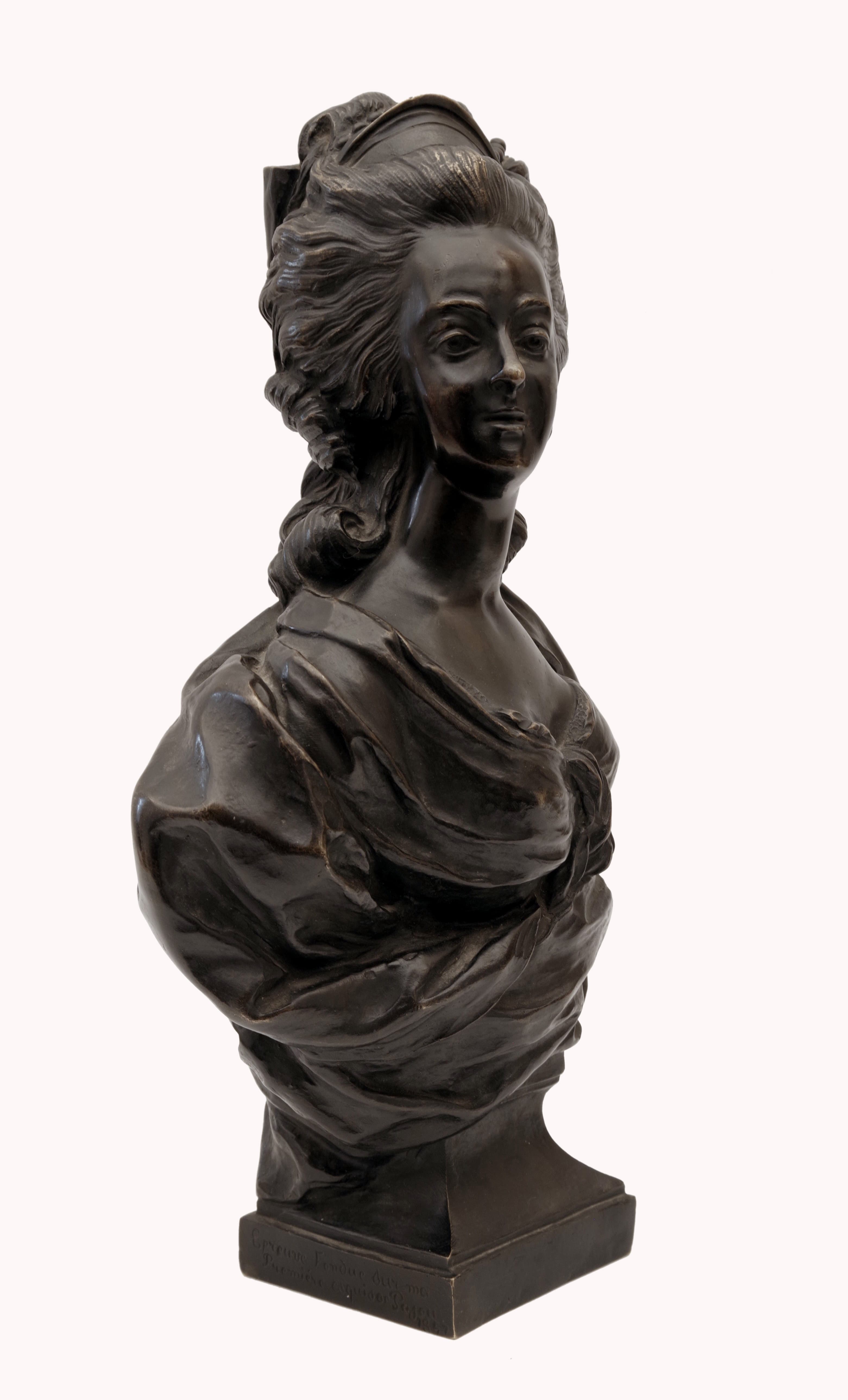 Busta Marie Antonietty, Augustin Pajou — 3