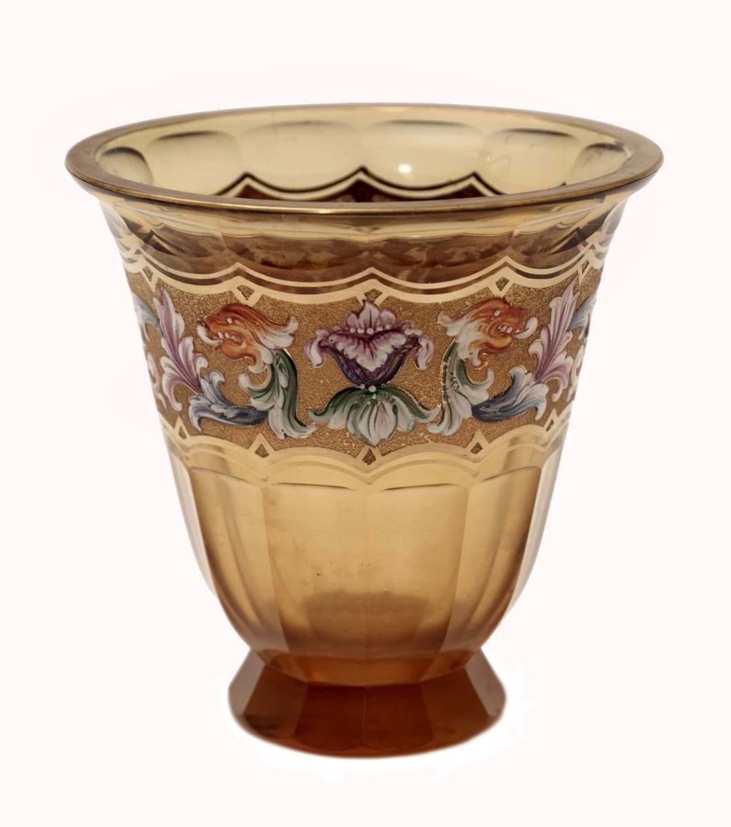 Raritní váza s oroplastickým dekorem, Art Deco — 2