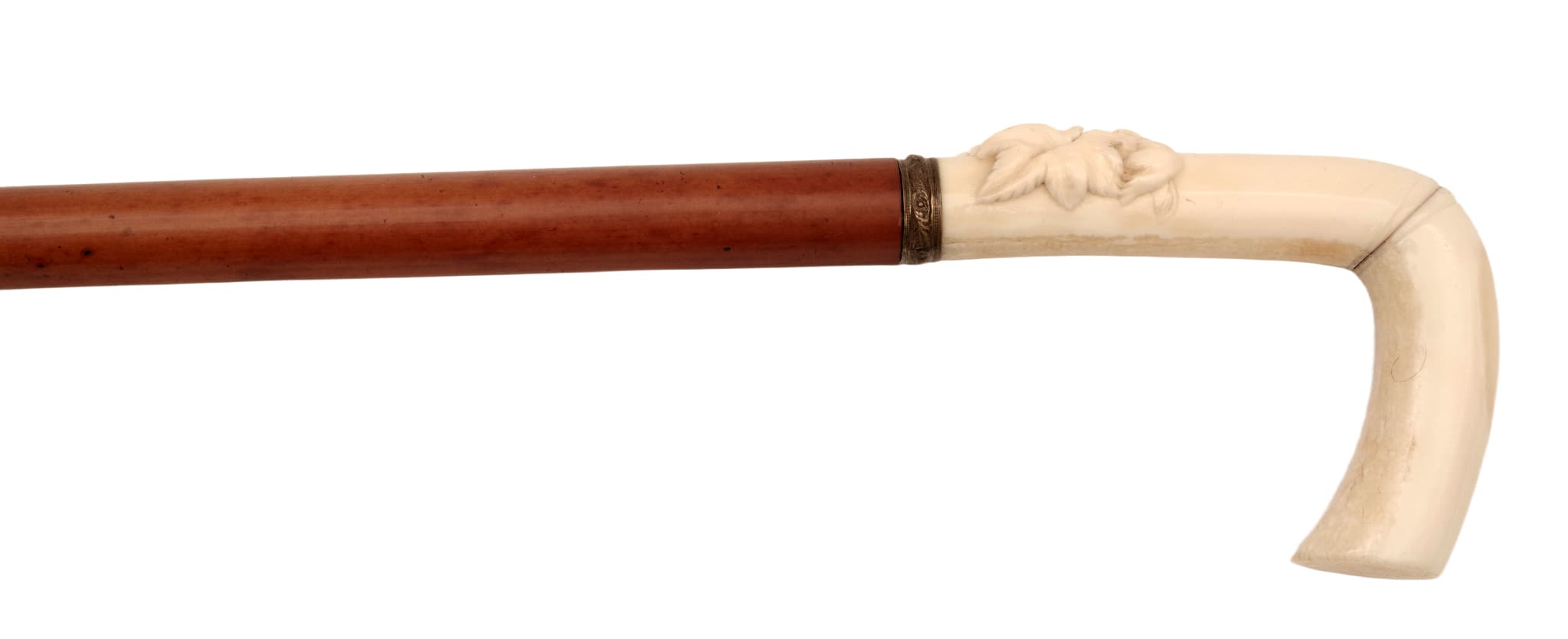Špacírka s vyřezávanou kostěnou rukojetí — 2