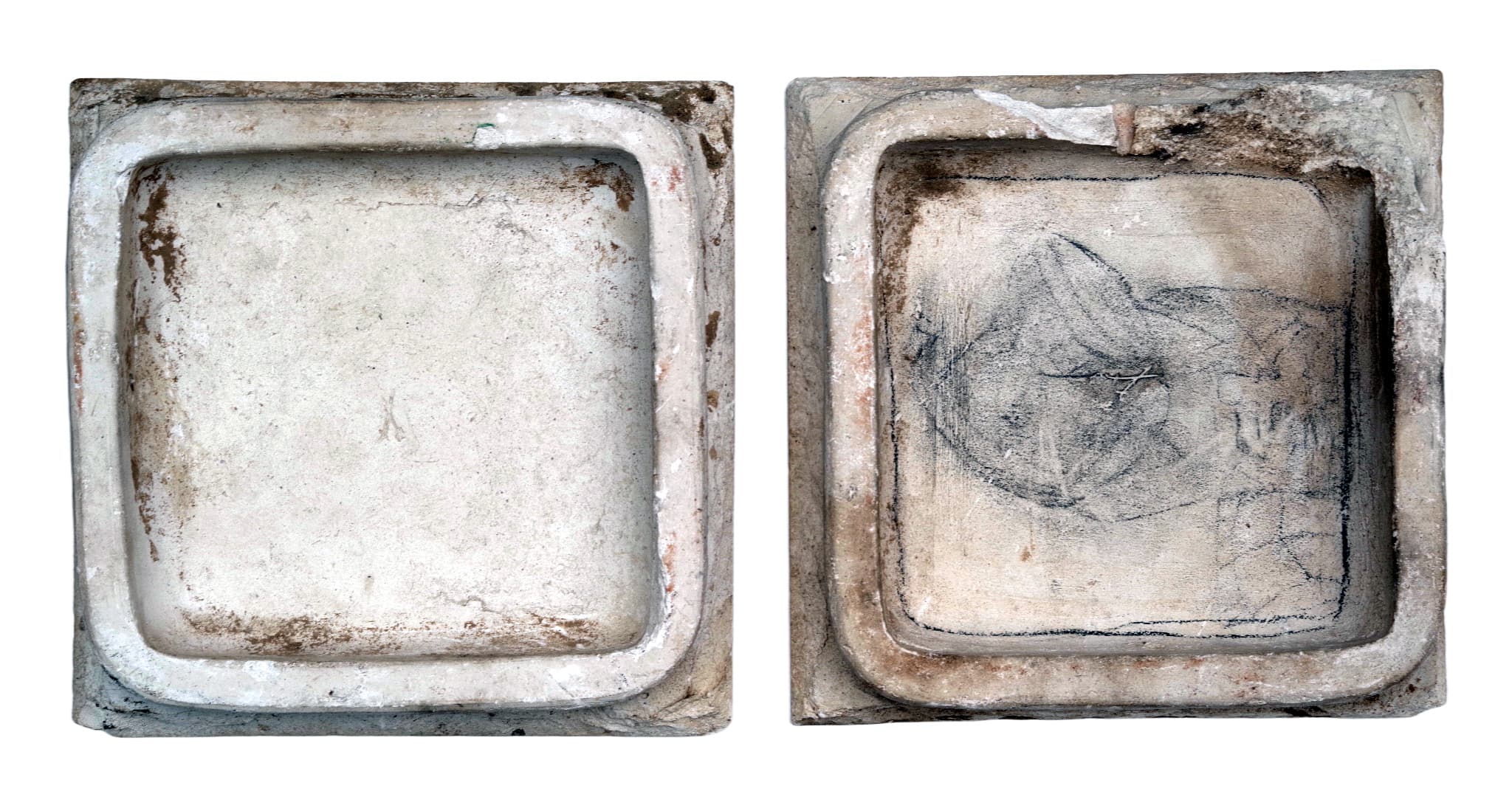 2x kachel, Míšeň, William Baring — 2