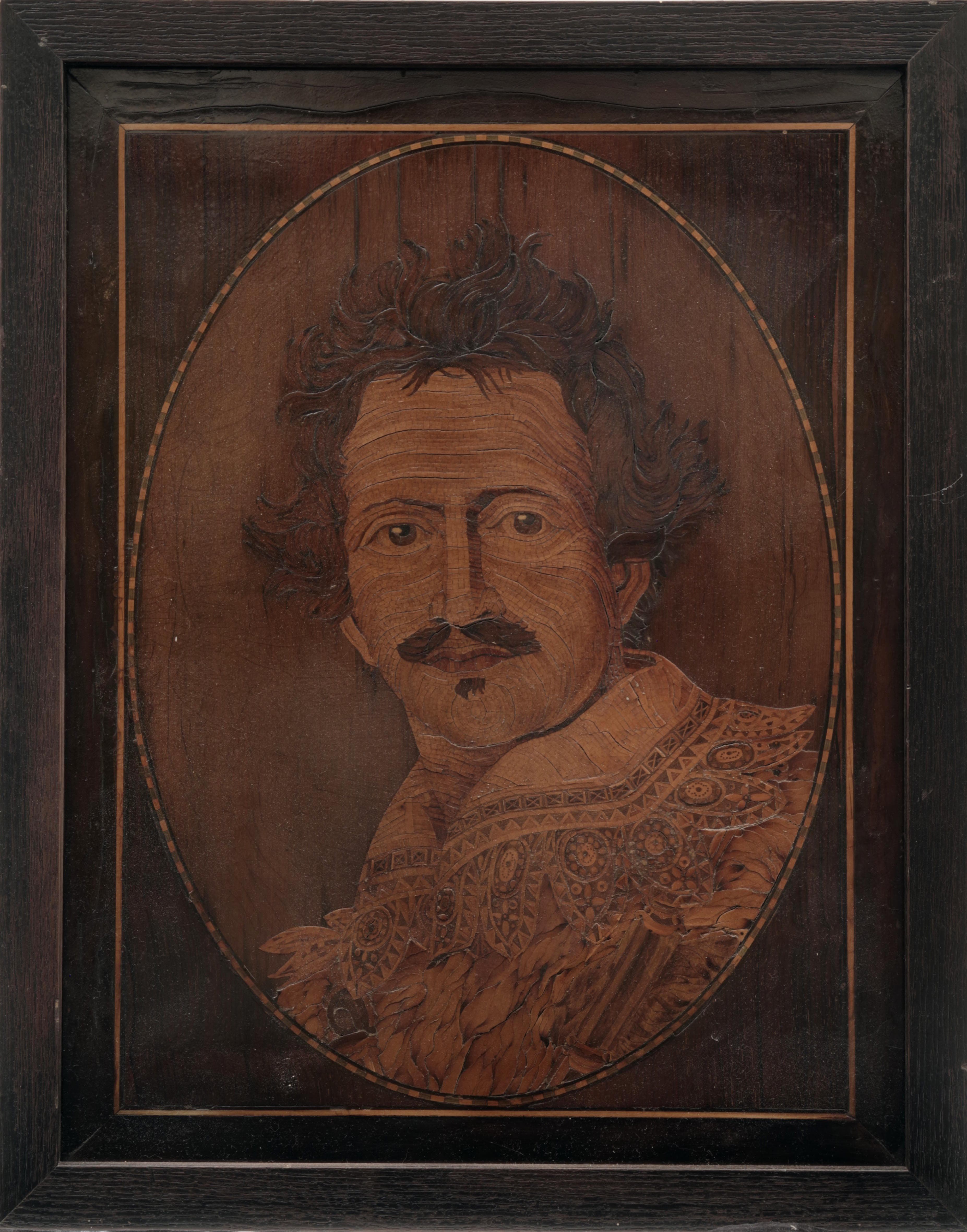 Král Ludvík I. Bavorský, intarzovaný obraz