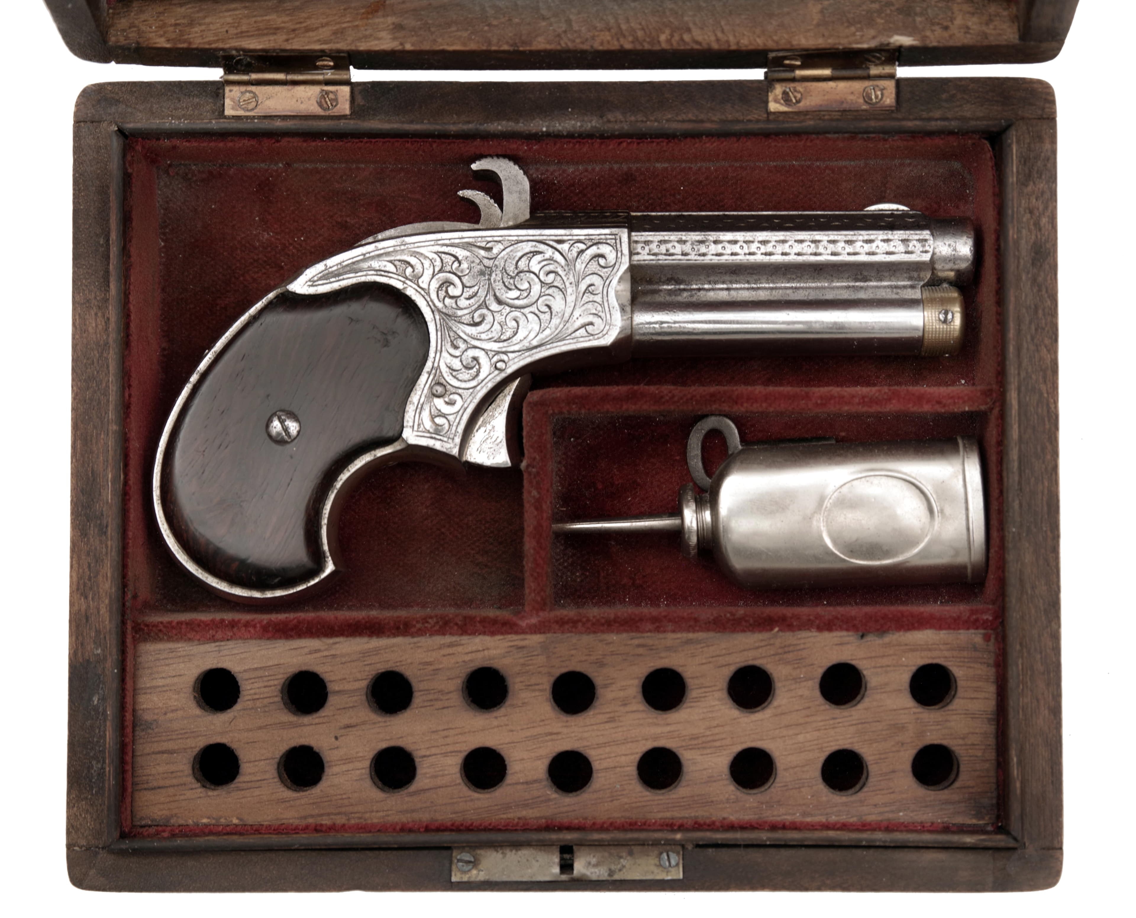 Opakovací pistole Remington - Rider v kazetě