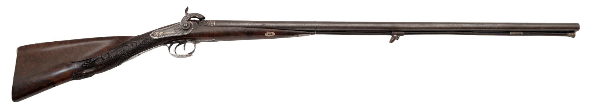 Luxusní perkusní brokovnice dvojka, F. Wishnevsky, Petrohrad — 10