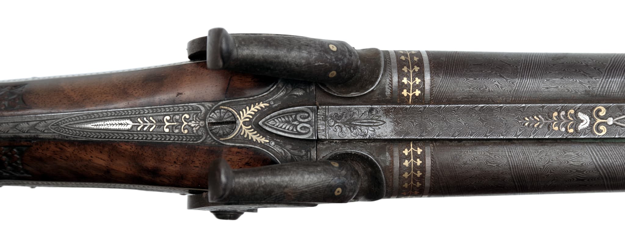 Luxusní perkusní brokovnice dvojka, F. Wishnevsky, Petrohrad — 4
